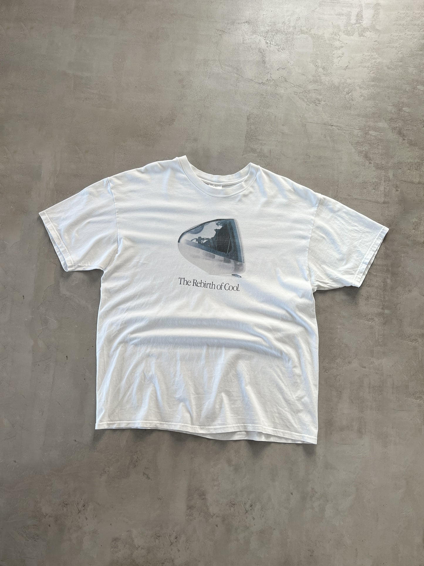 WHITE APPLE PROMO TEE - 1990S - L