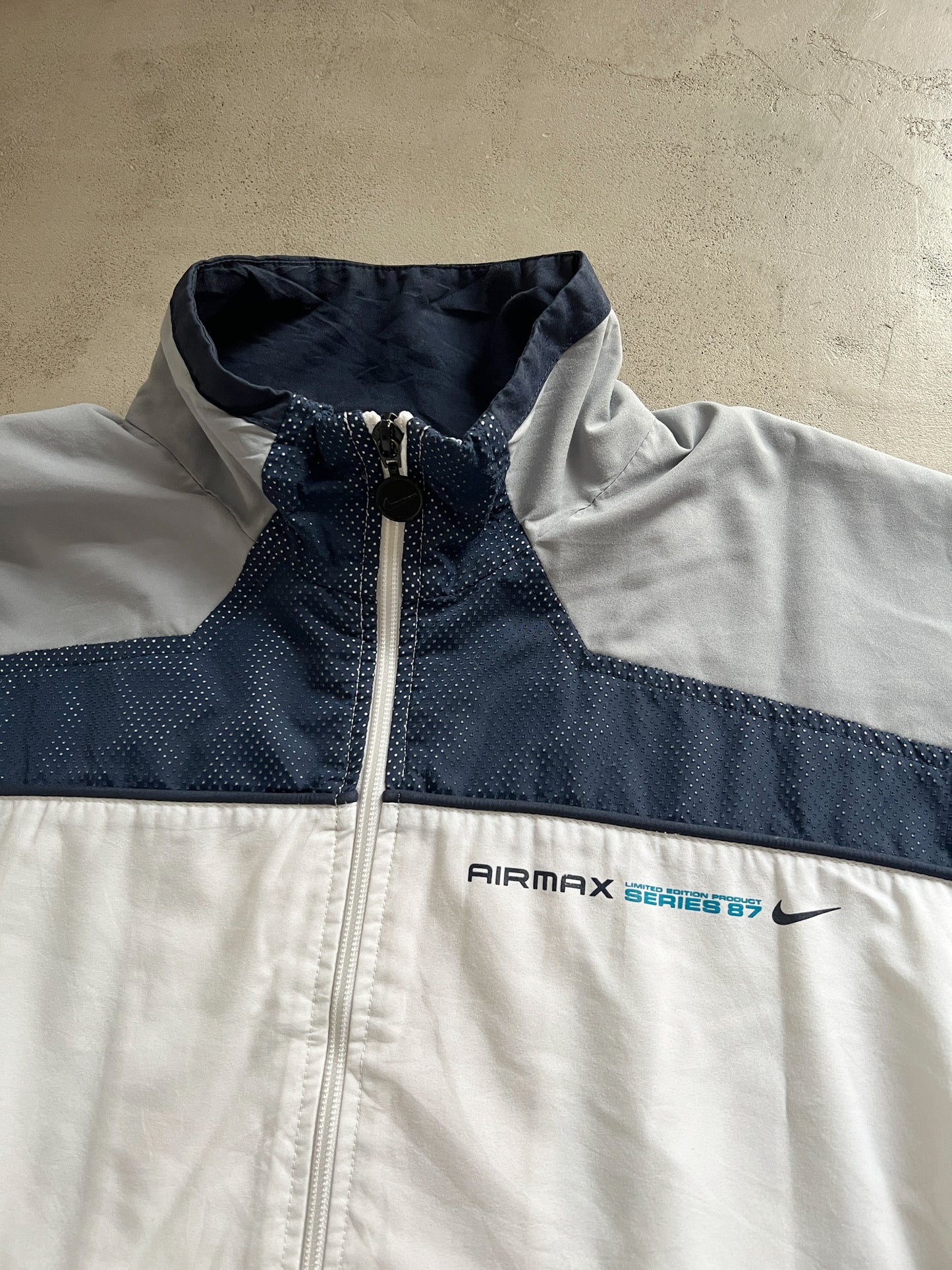 WHITE AIR MAX TRACK JACKET - 2000S - L/M