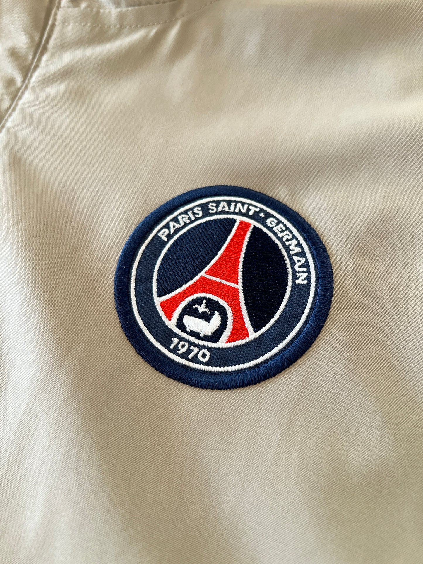BEIGE PSG NIKE TRACK JACKET - 2000S - L