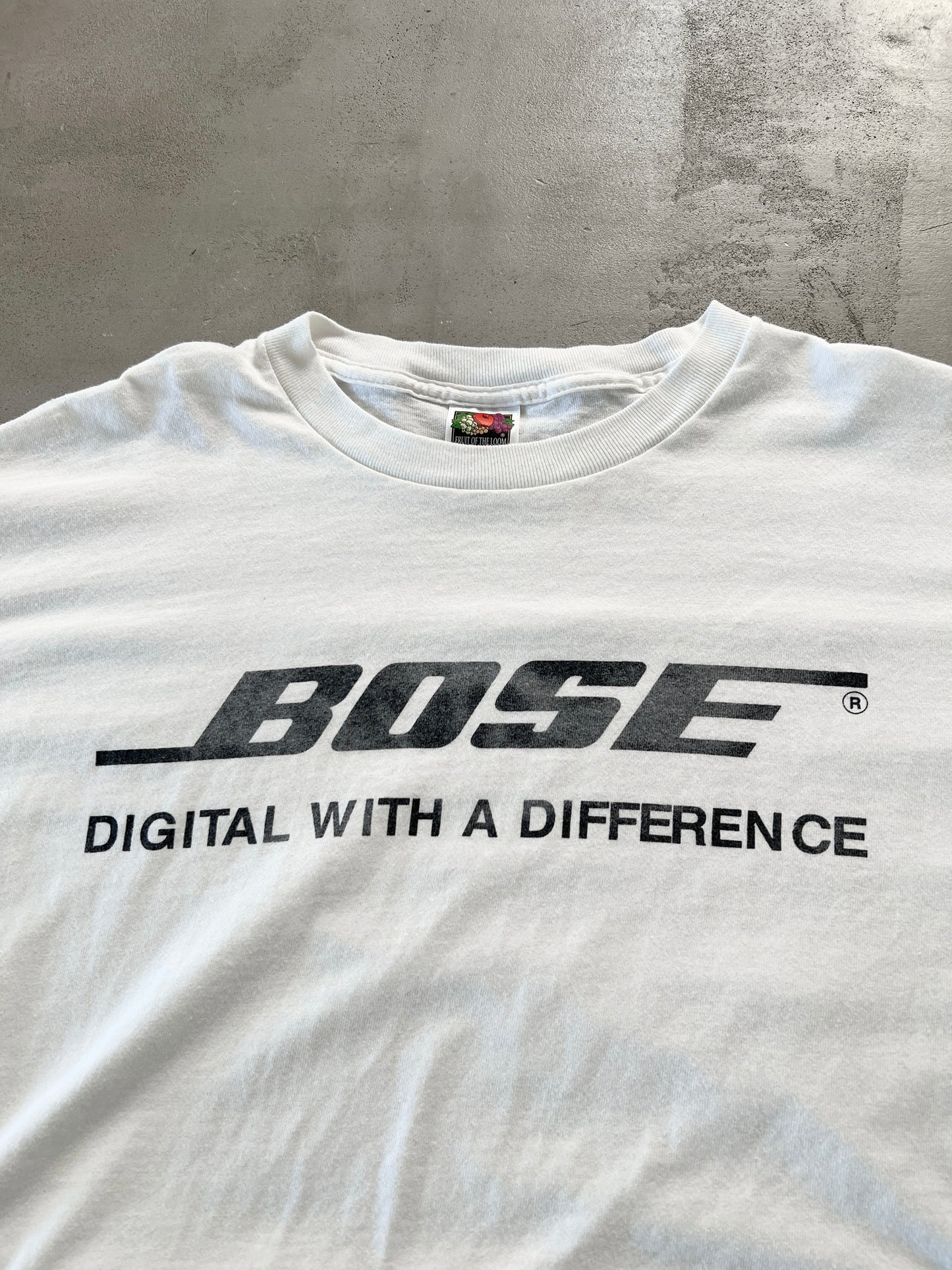 WHITE BOSE TEE - 2000S - M