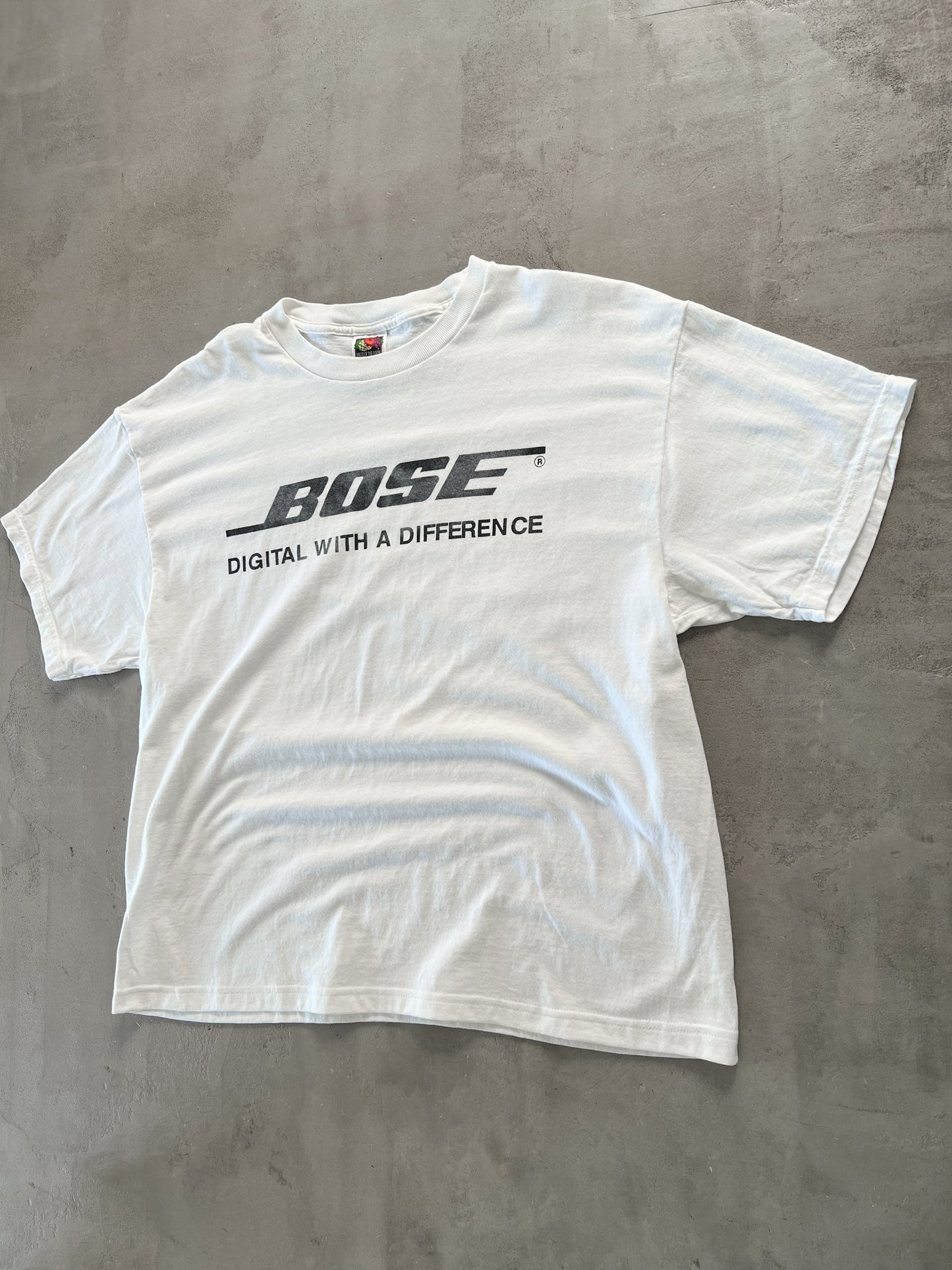 WHITE BOSE TEE - 2000S - M