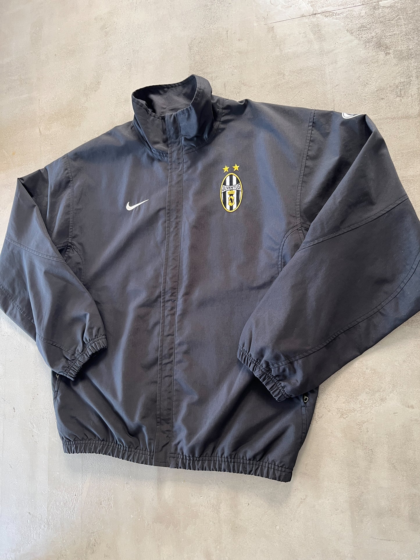 BLACK JUVENTUS TURIN NIKE TRACK JACKET - 2000S - M/S