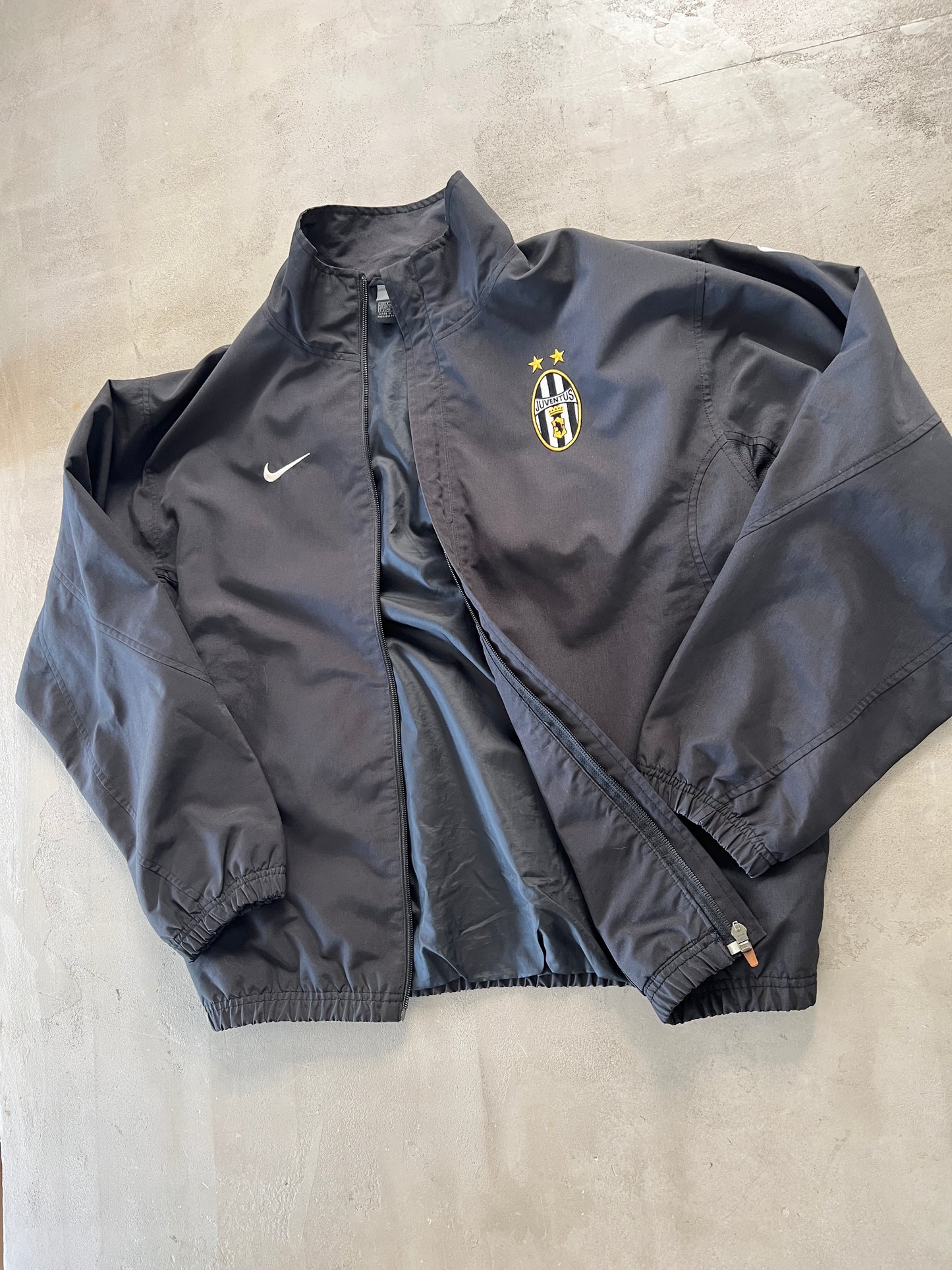 BLACK JUVENTUS TURIN NIKE TRACK JACKET - 2000S - M/S