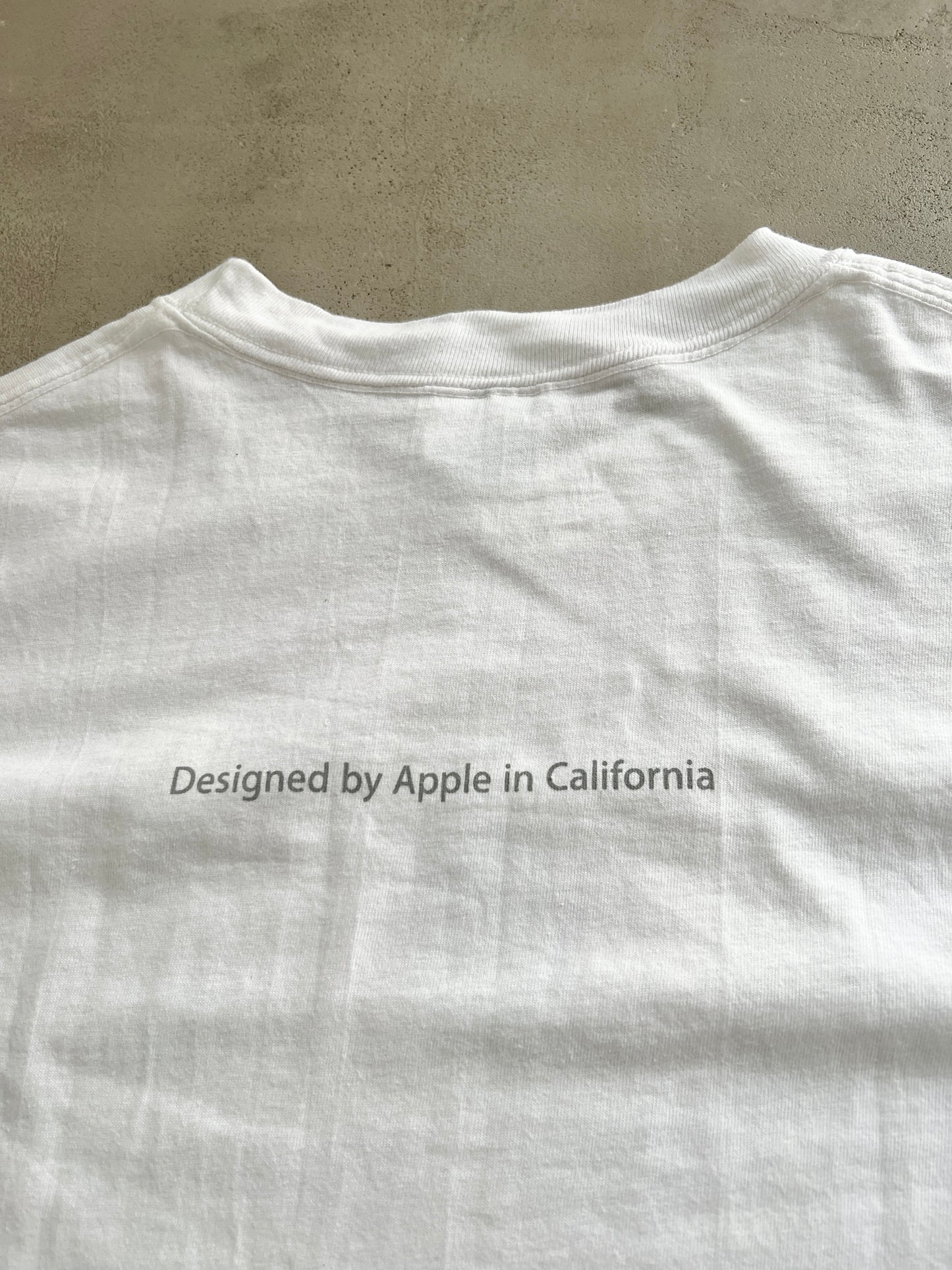 WHITE APPLE PROMO TEE - 2000S - L