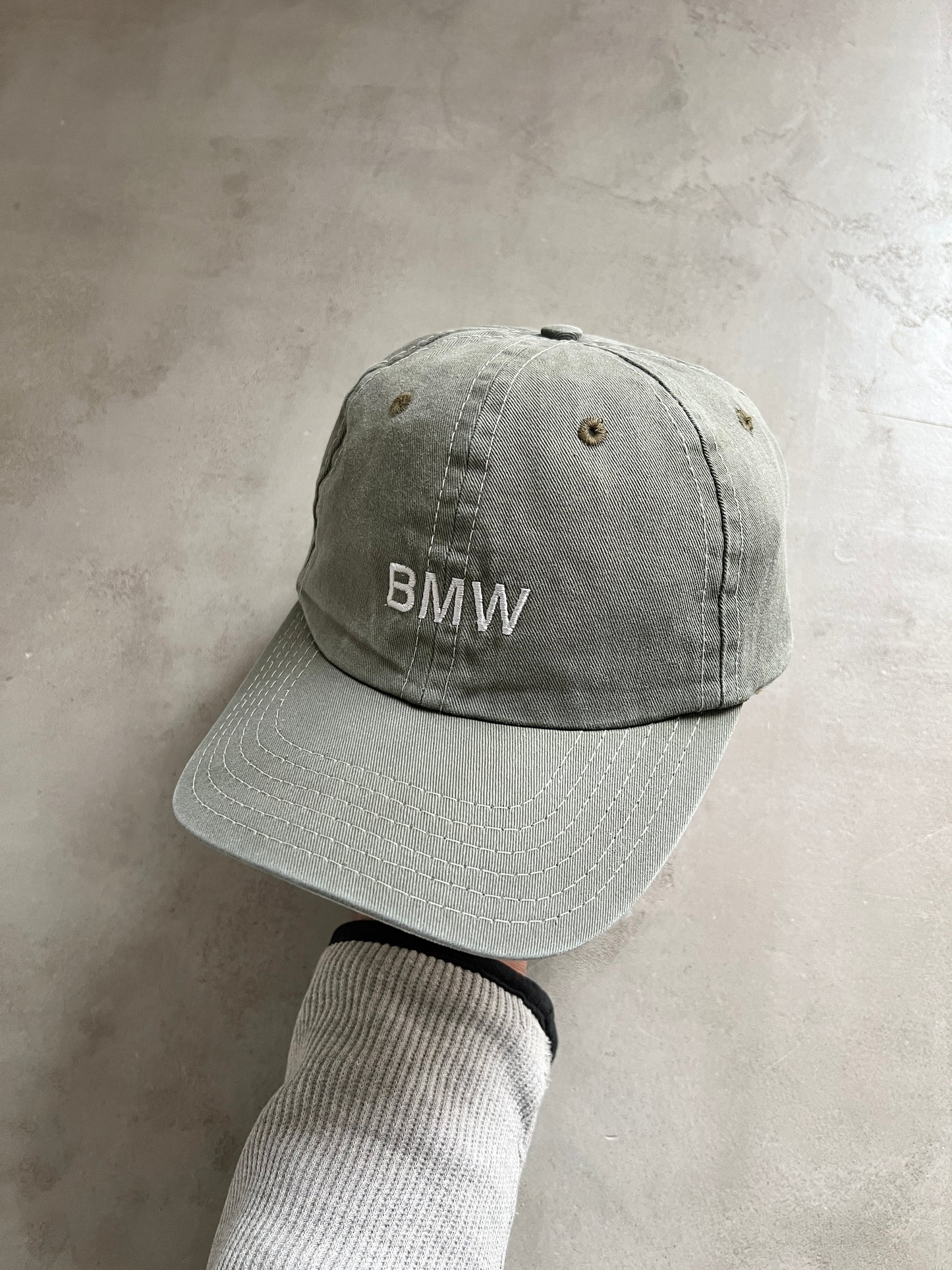KHAKI BMW CAP - 2000S