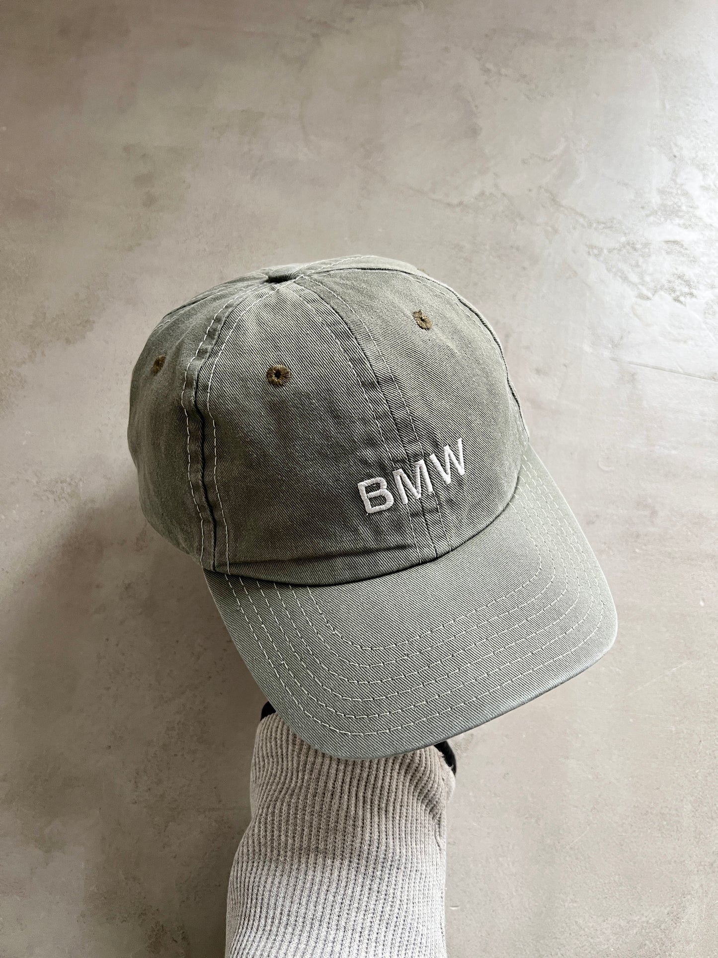 KHAKI BMW CAP - 2000S