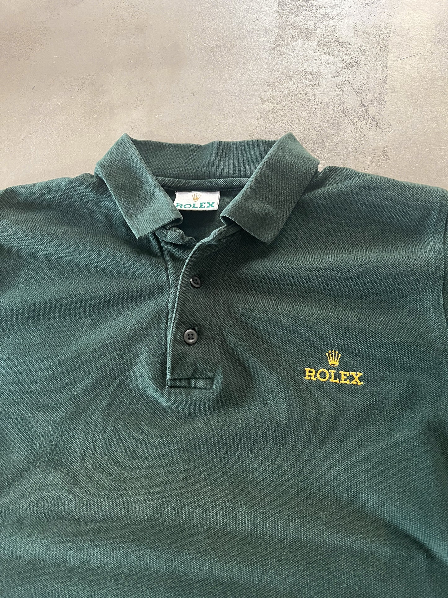 FOREST GREEN ROLEX POLO - 2000S - M/S