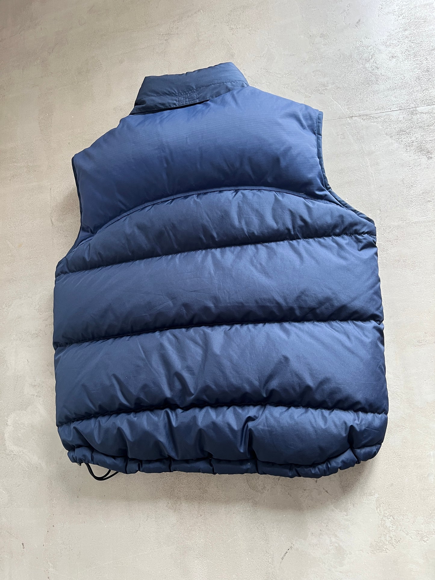 NAVY NIKE PUFFER VEST - 2000S - M