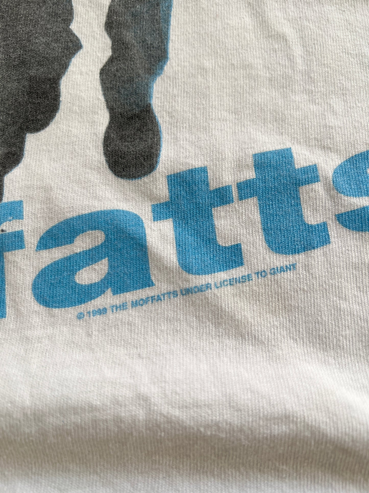 WHITE BAND TEE - 1990S - XL/L