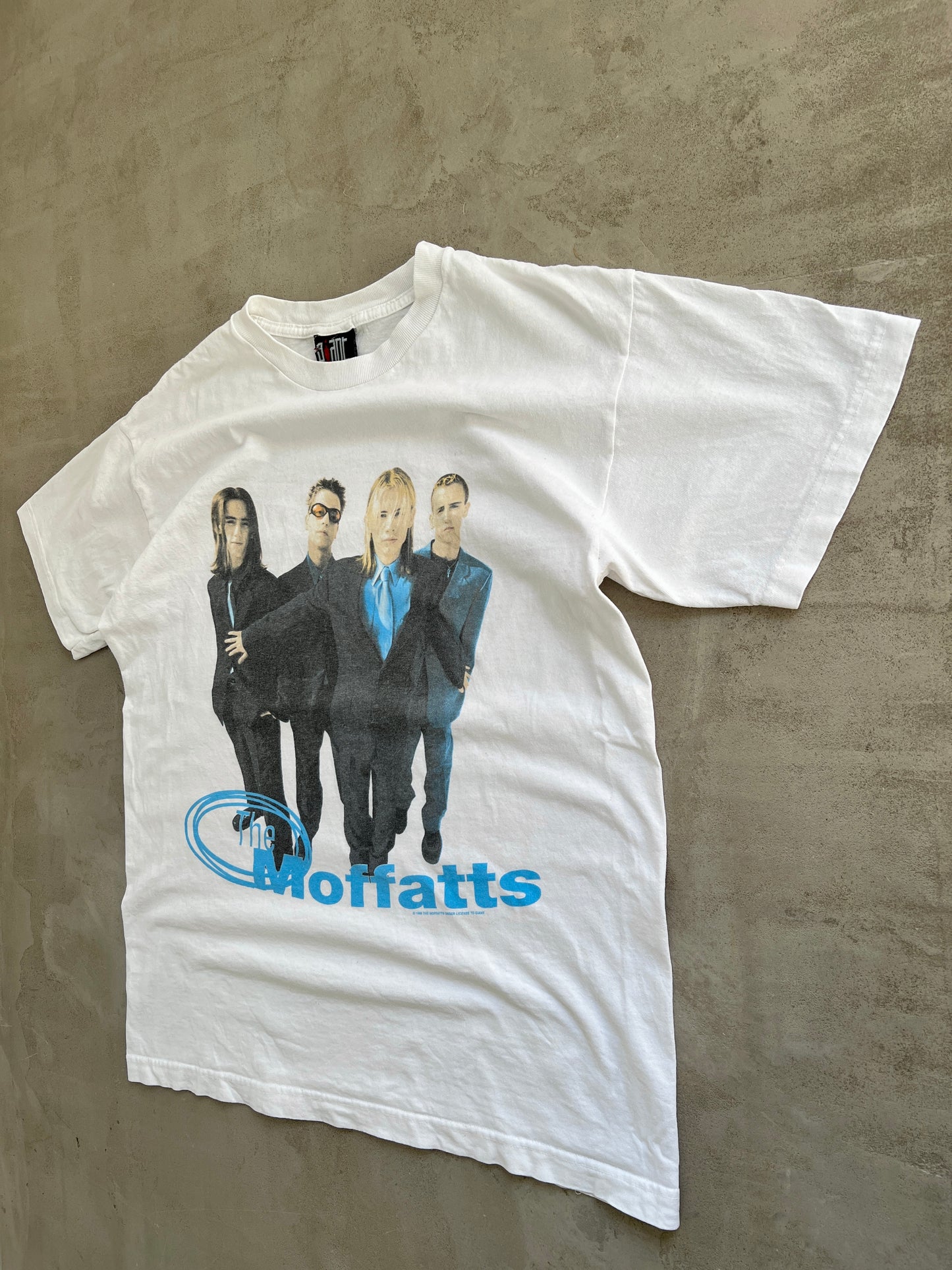 WHITE BAND TEE - 1990S - XL/L