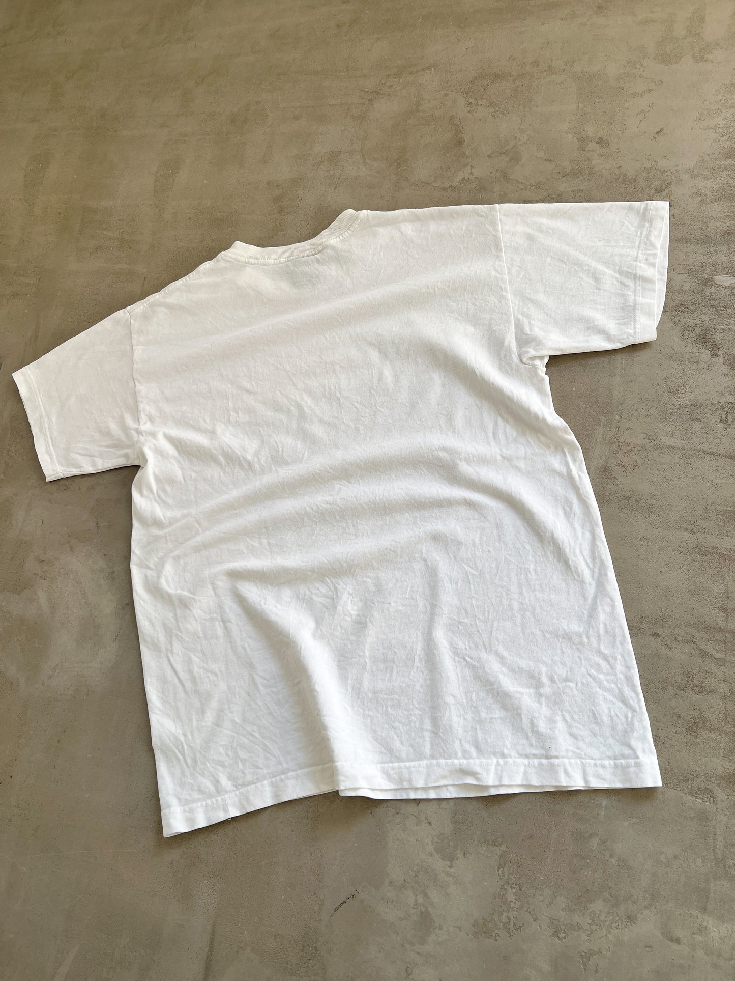 WHITE BAND TEE - 1990S - XL/L