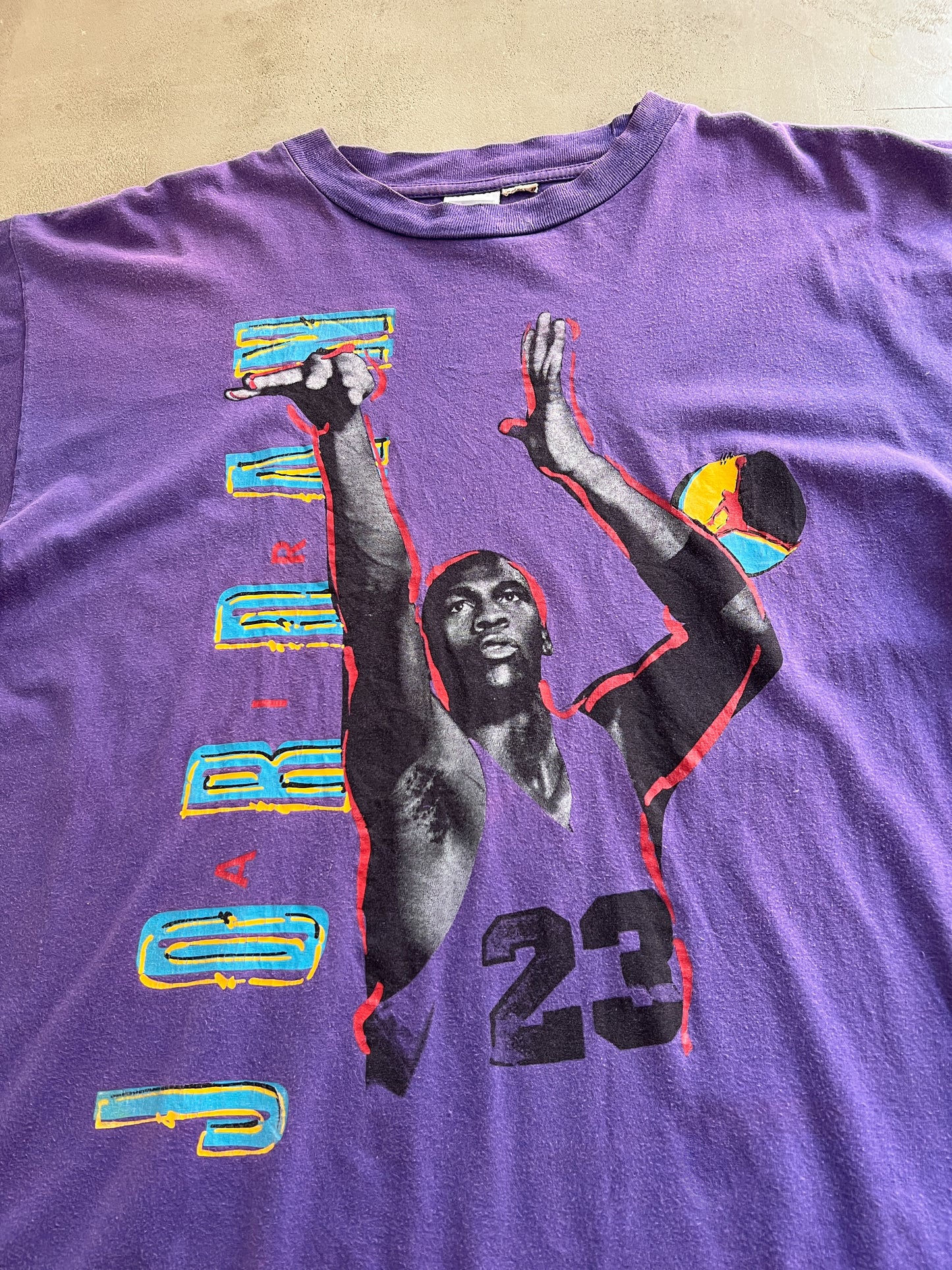 PURPLE MJ NIKE X JORDAN TEE - 1990S - M