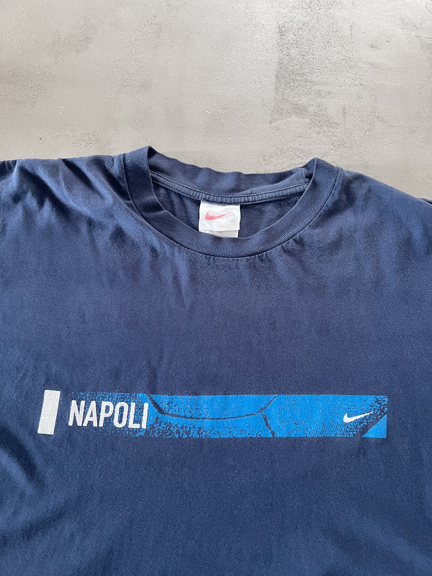 BLUE SSC NAPOLI NIKE TEE - 1990S - XL