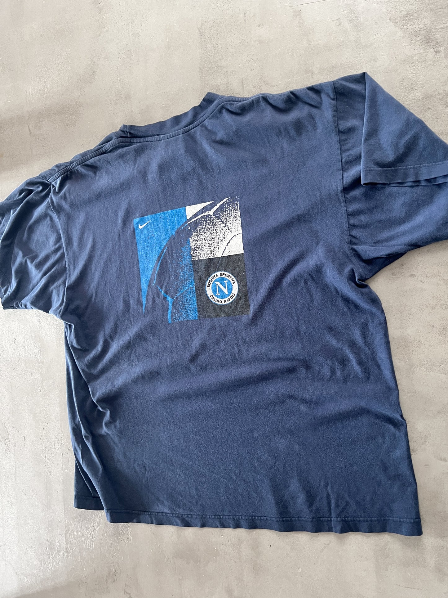 BLUE SSC NAPOLI NIKE TEE - 1990S - XL