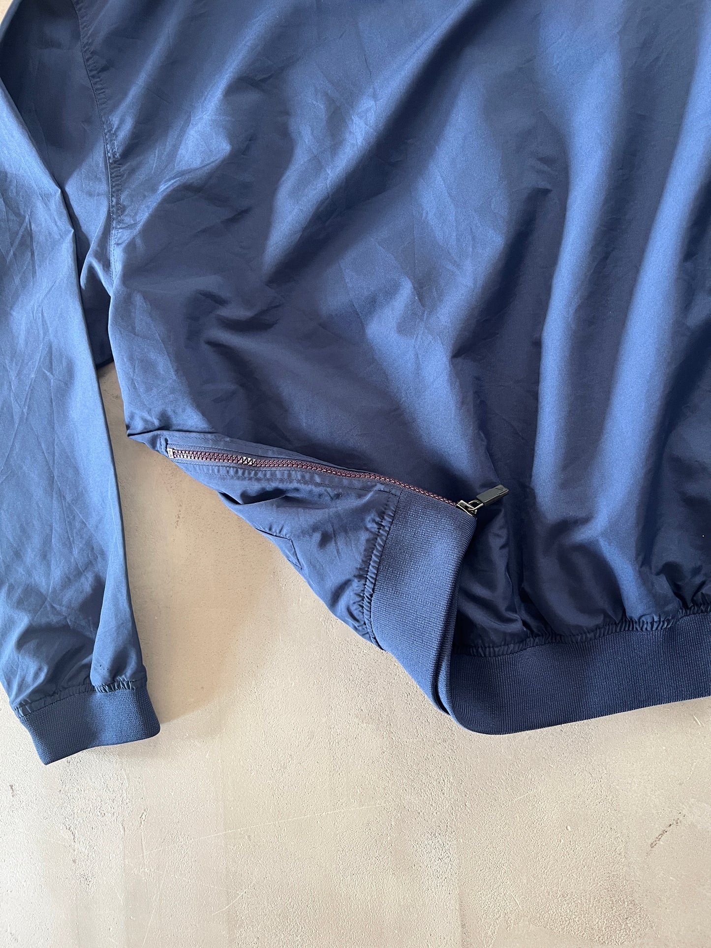 NAVY/BABY BLUE UNC NIKE LONGSLEEVE - 1990S - M/L