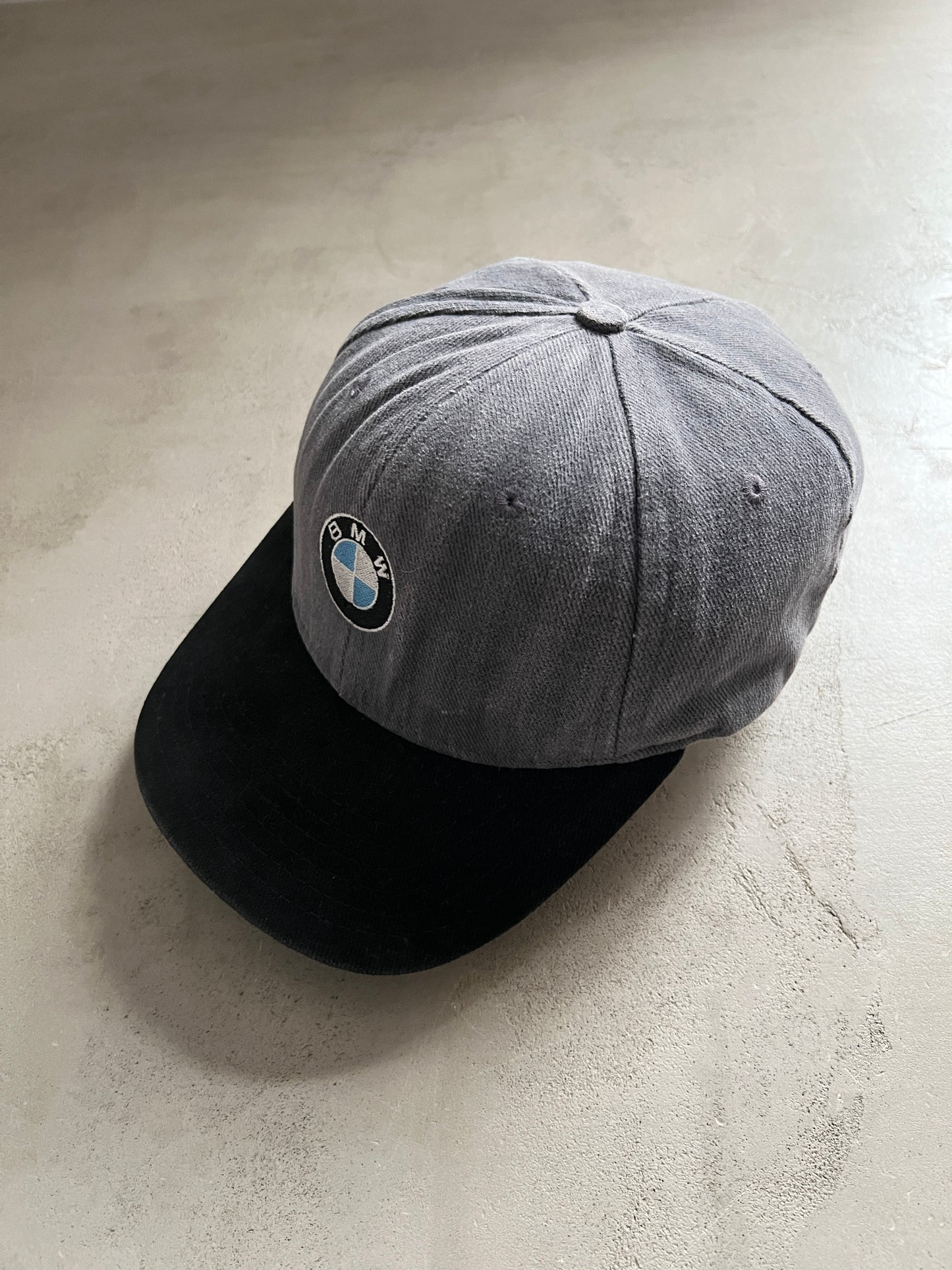 FADED GREY BMW CAP - 1990S