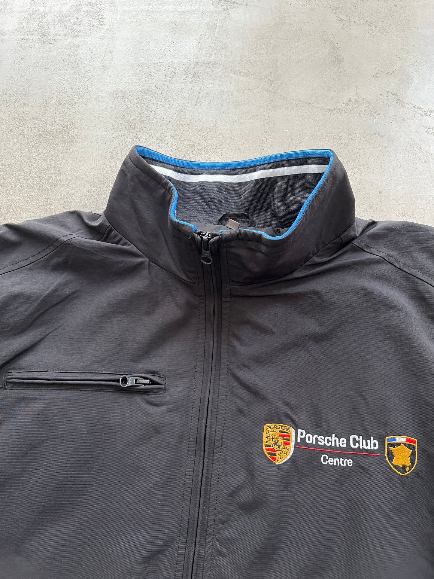 BLACK PORSCHE JACKET - 2000S - XL