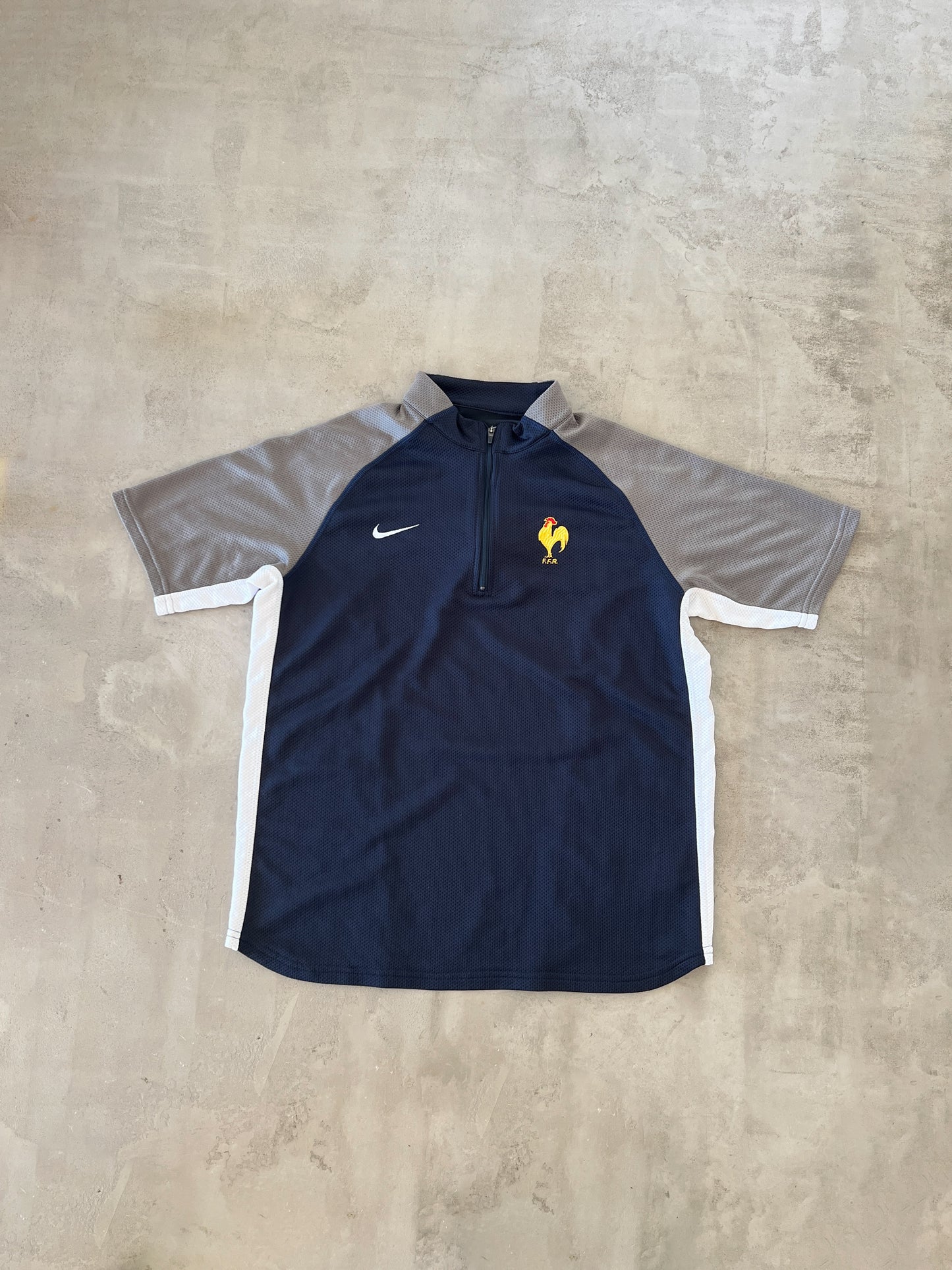 NAVY FRANCE RUGBY JERSEY - 2000S - L/M