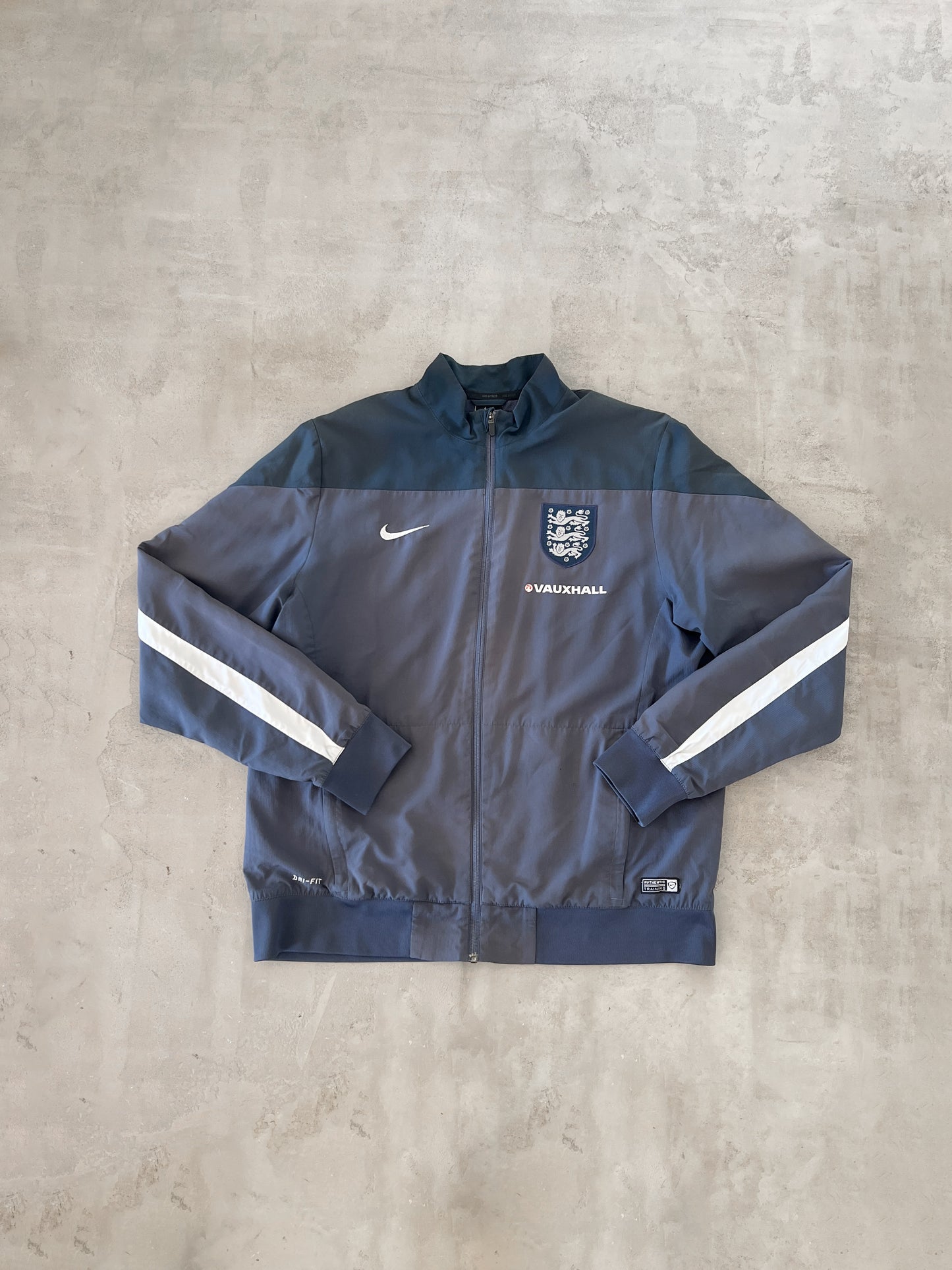 GREY ENGLAND NIKE TRACK JACKET - 2000S - L