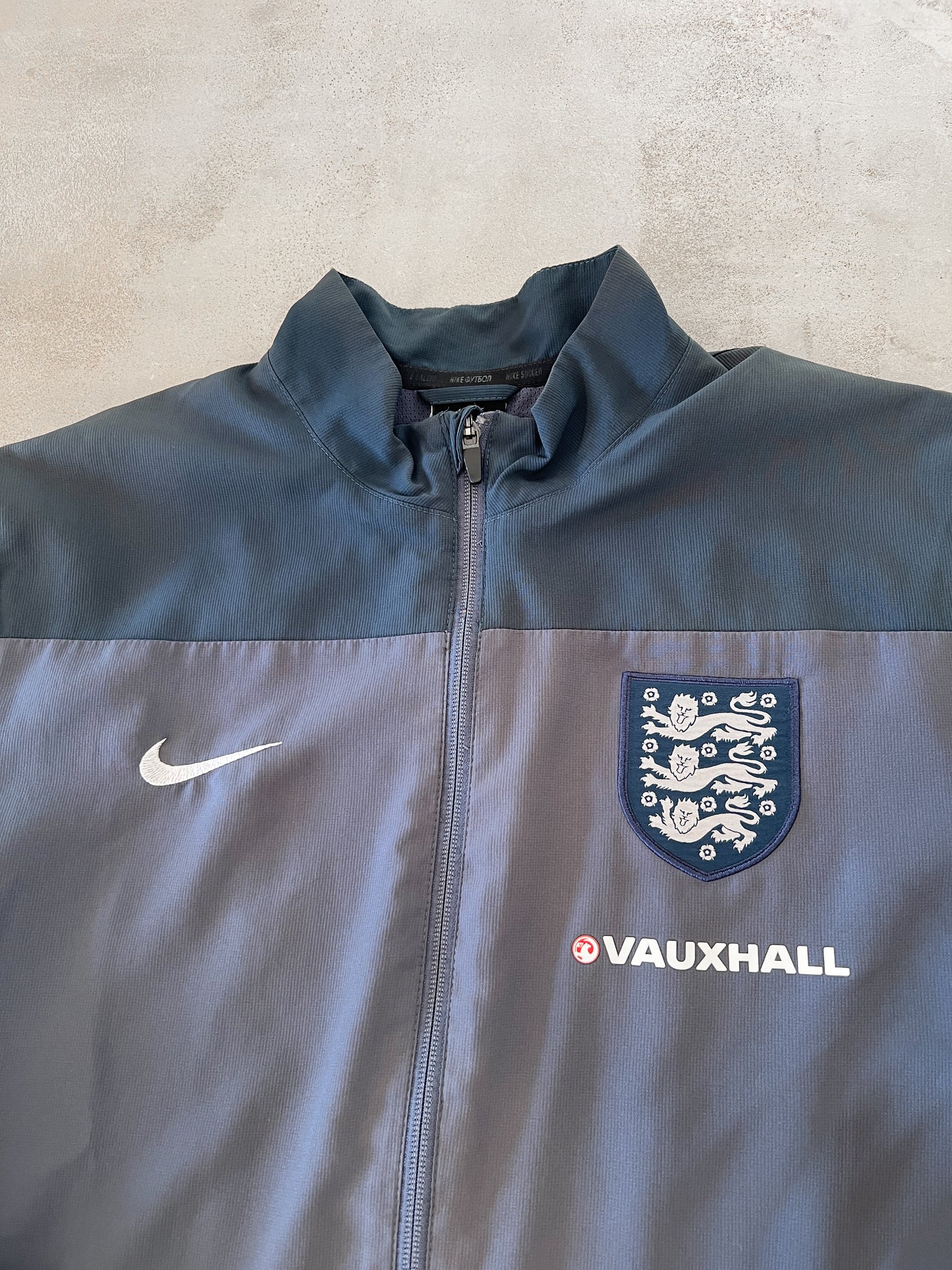 GREY ENGLAND NIKE TRACK JACKET - 2000S - L