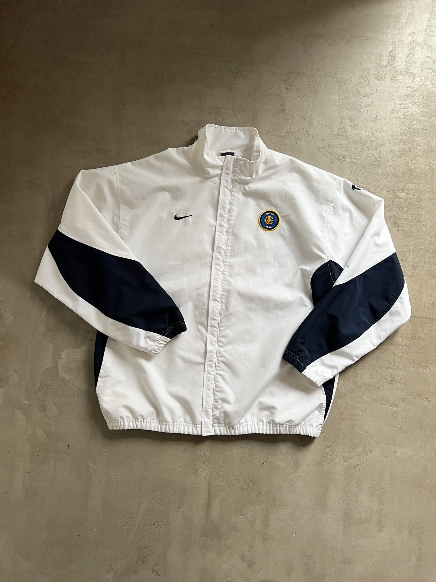 WHITE INTER MILAN NIKE TRACK JACKET - 2000S -XL