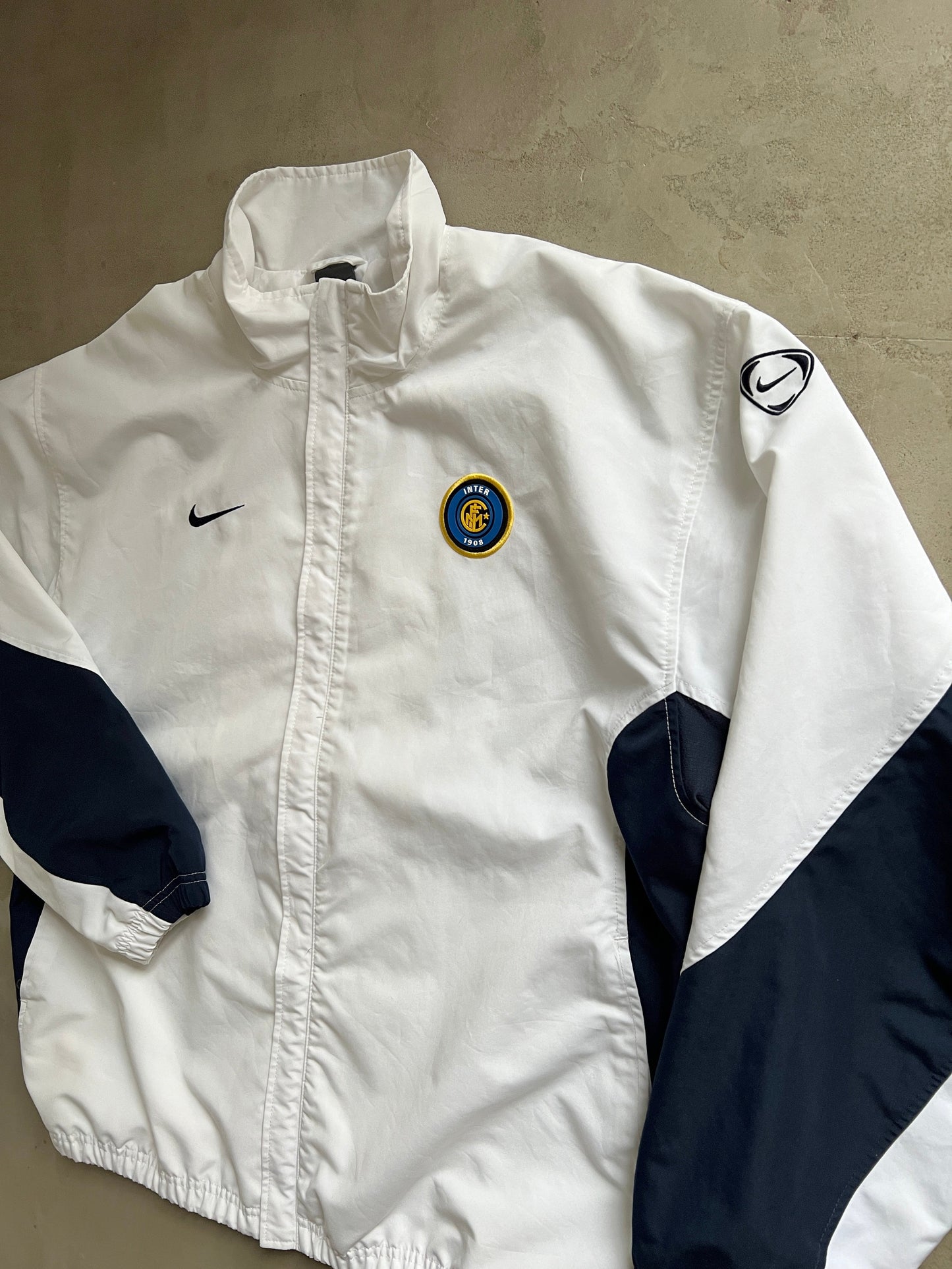 WHITE INTER MILAN NIKE TRACK JACKET - 2000S -XL