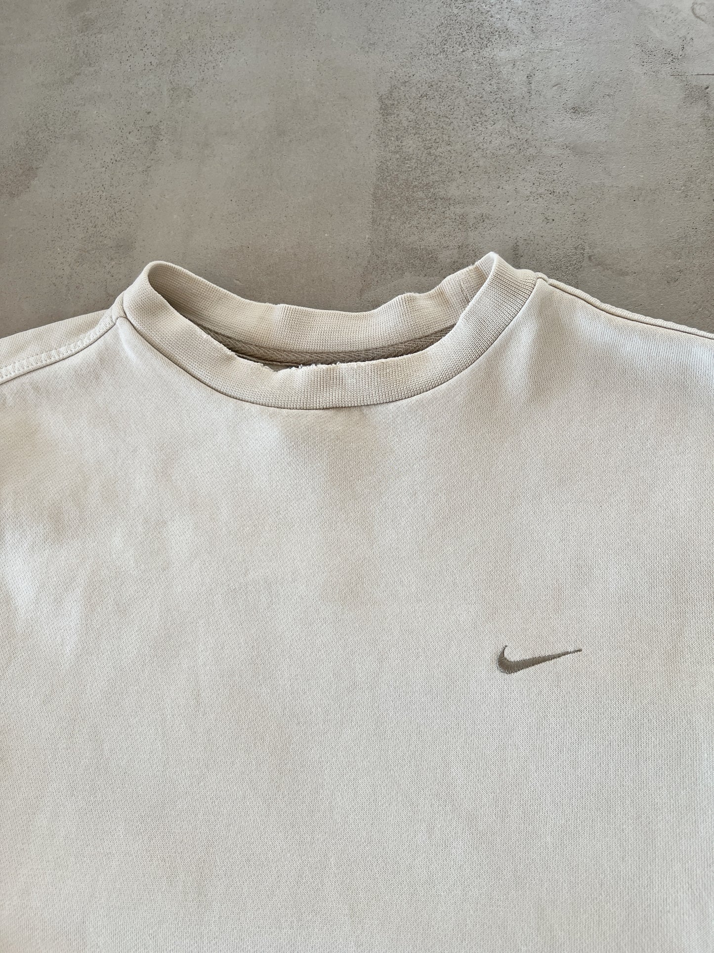 CREME NIKE SWEATER - 2000S - S/M