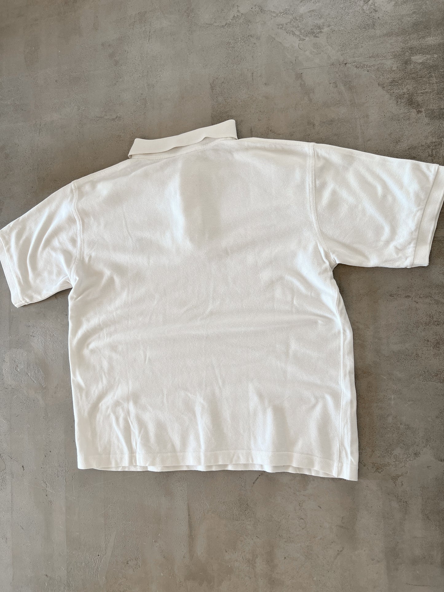 WHITE AUDI STAFF POLO - 1990S - S