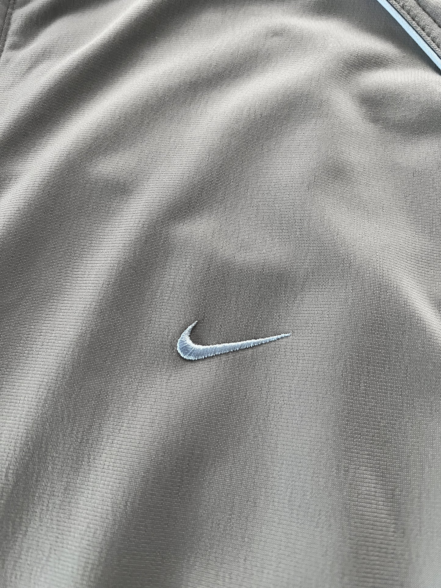 GREY/BABY BLUE NIKE TRACK JACKET - 2000S - L