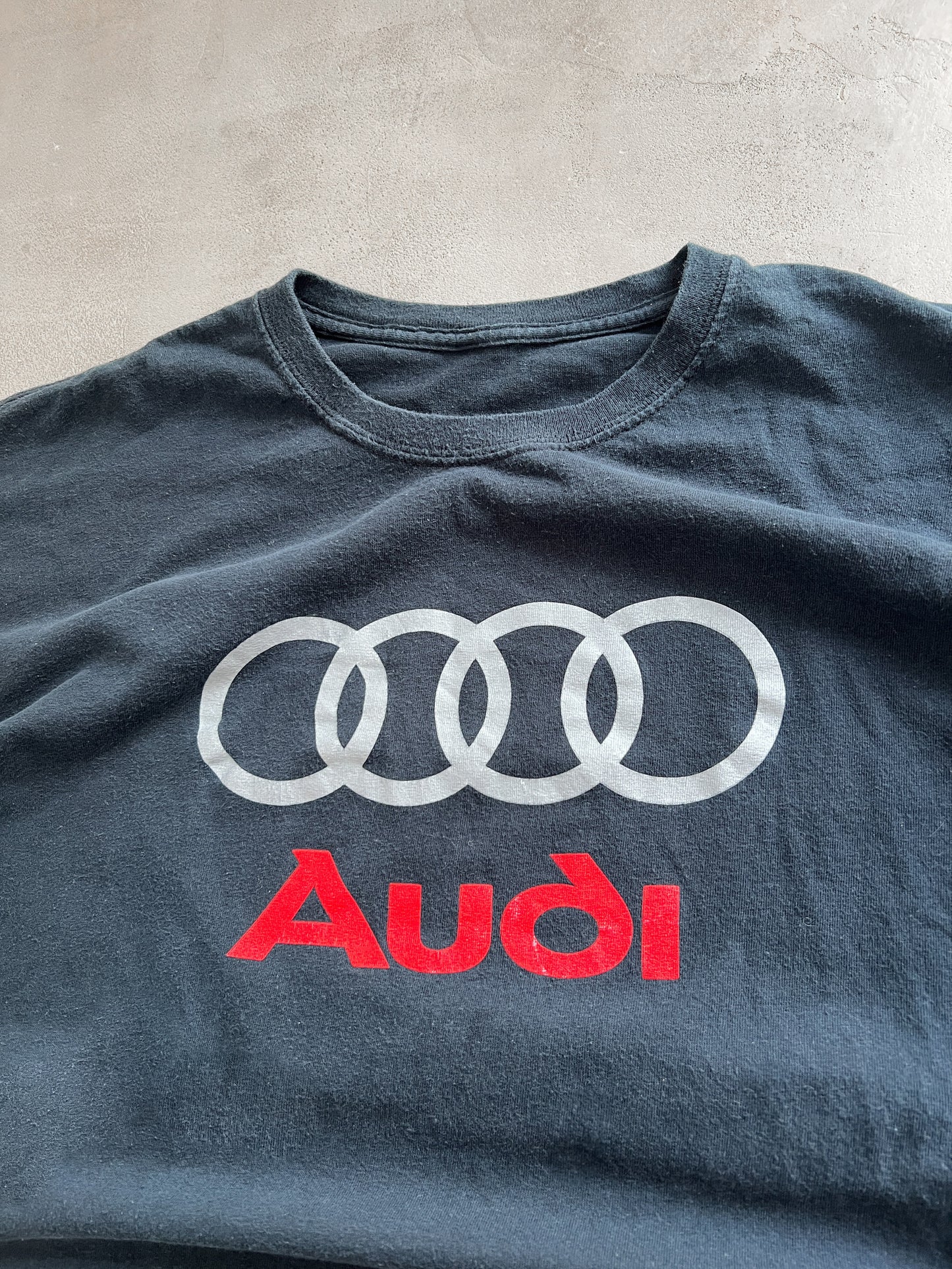 FADED BLACK AUDI TEE - 2000S - XL