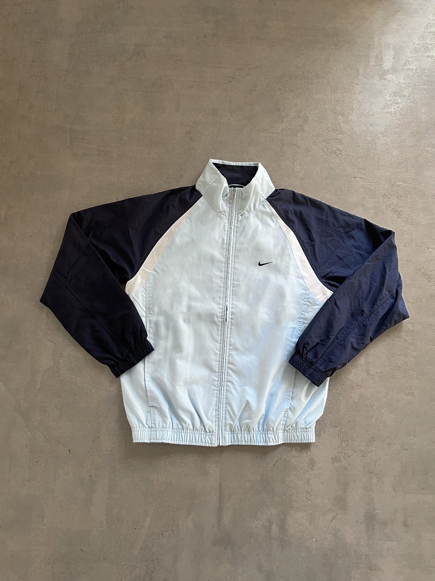 BABY BLUE NIKE TRACK JACKET - 2000S - S/M