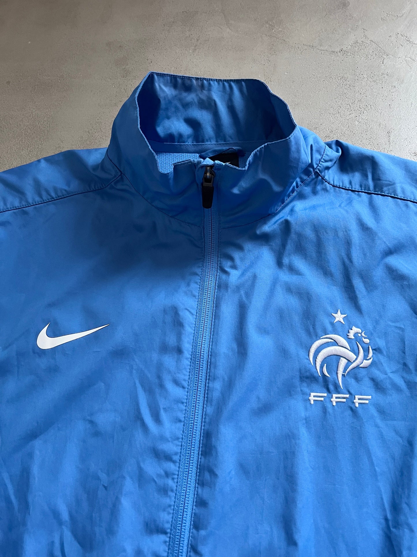 BLUE FRANCE NIKE TRACK JACKET - 2000S - L