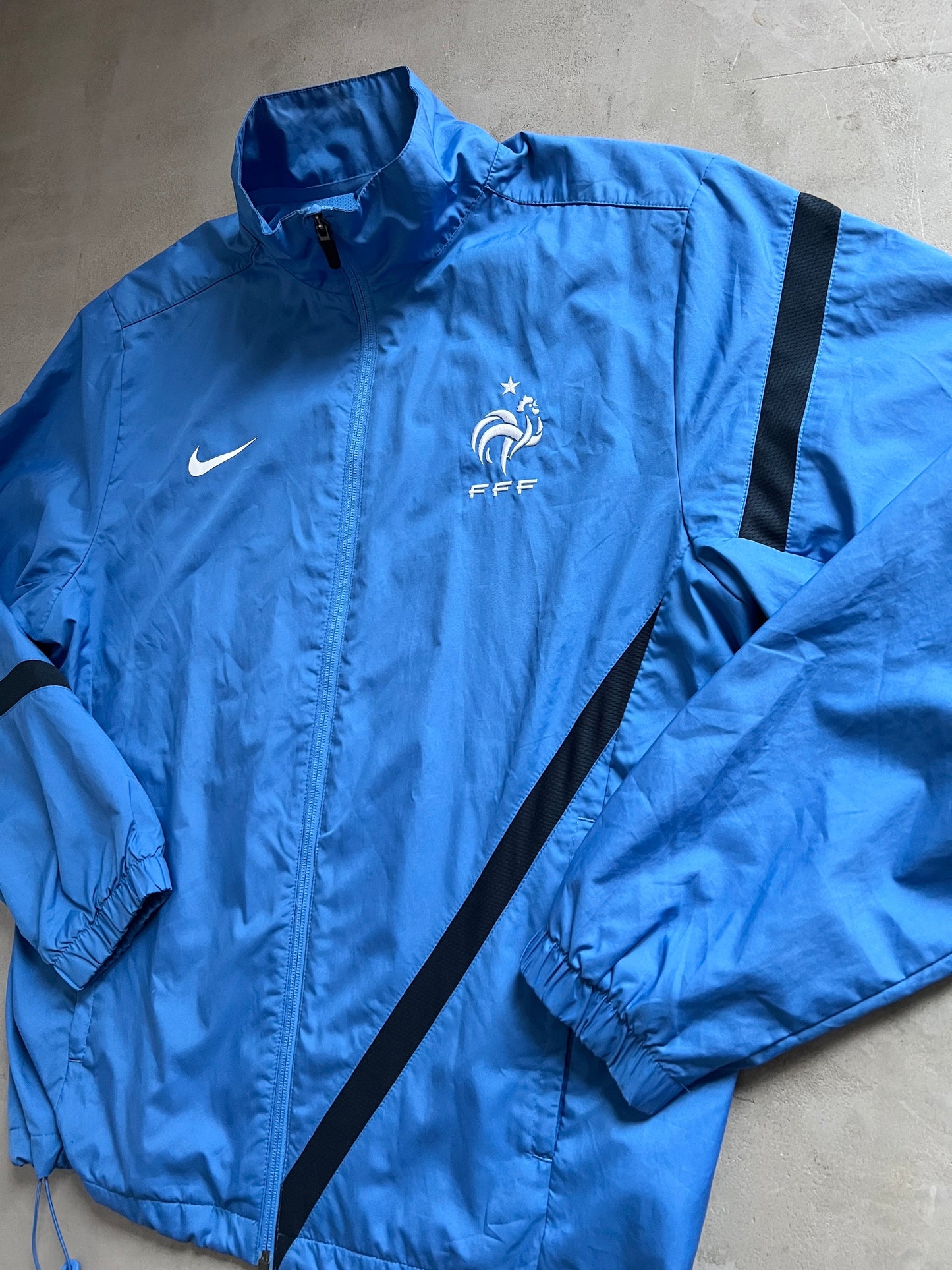 BLUE FRANCE NIKE TRACK JACKET - 2000S - L