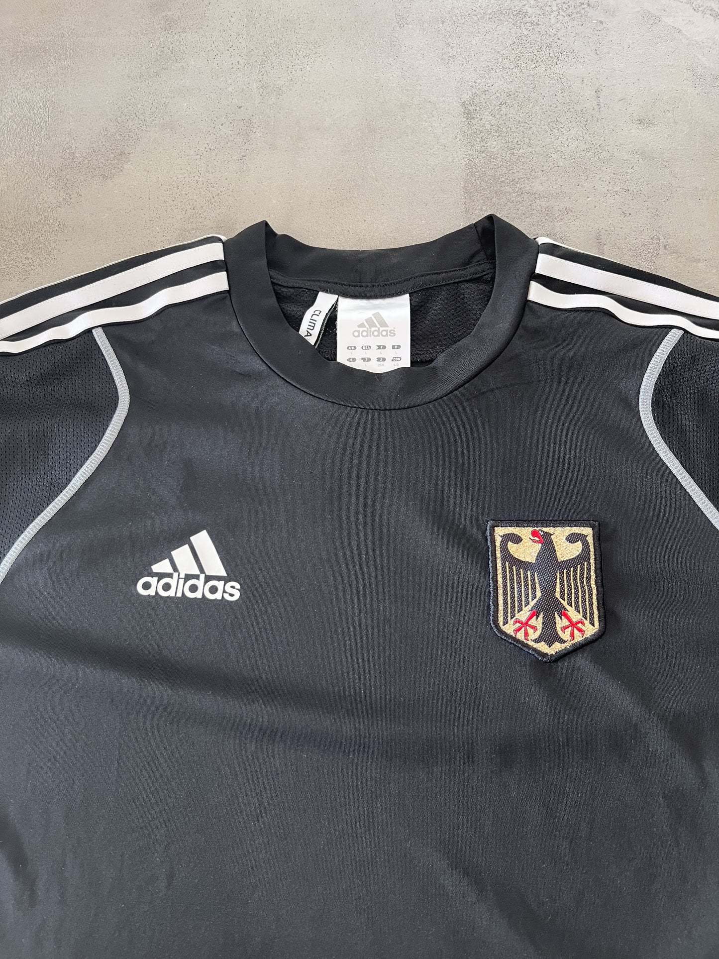 BLACK GERMANY SOCCER JERSEY - 2000S - XL