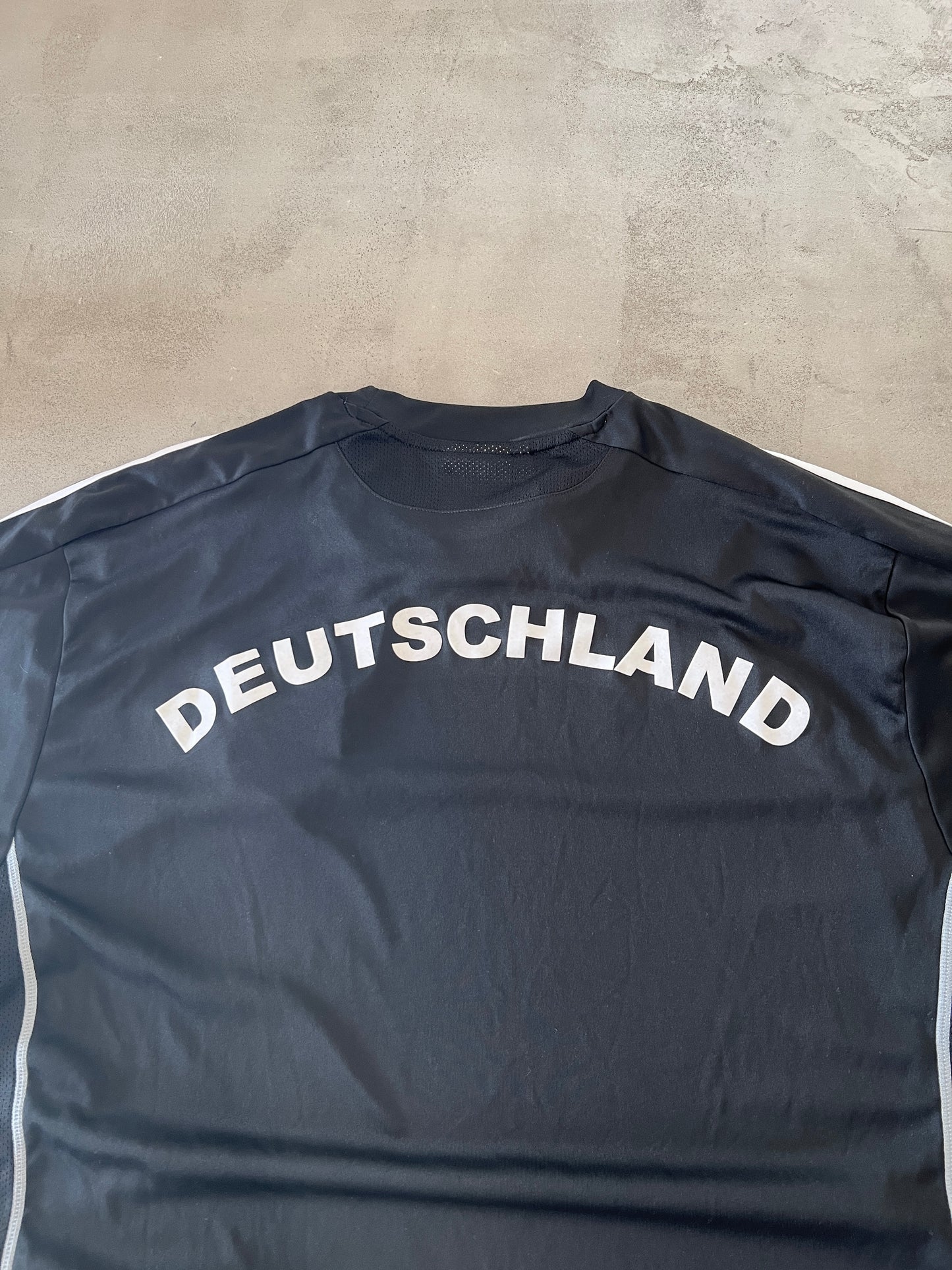 BLACK GERMANY SOCCER JERSEY - 2000S - XL
