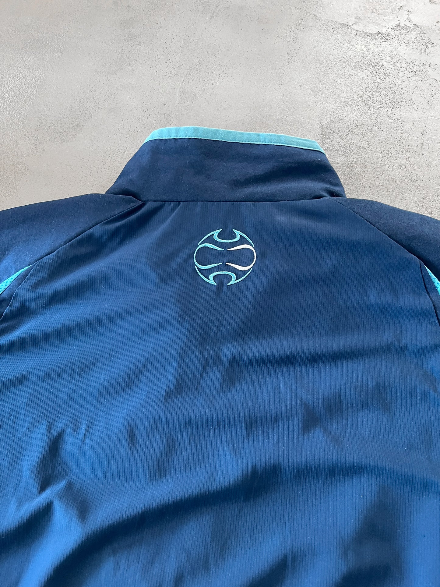 NAVY/BABY BLUE MARSEILLE TRACK JACKET - 2000S - L