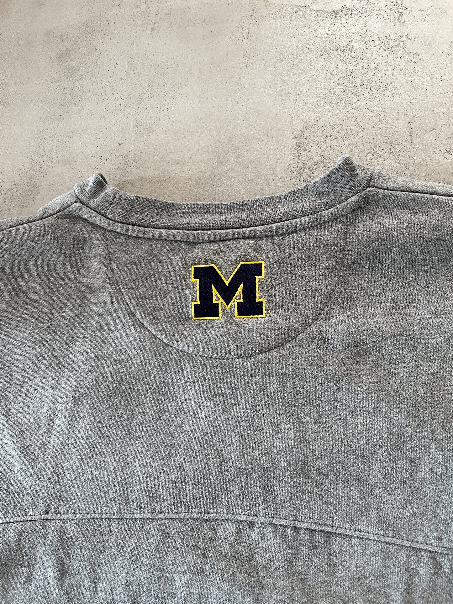 GREY MICHIGAN STATE NIKE SWEATER - 1990S - XL/L