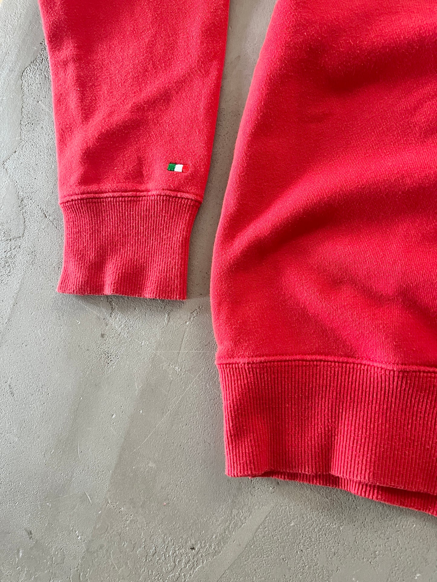 RED FERRARI SCUDERIA SWEATER - 2000S - M