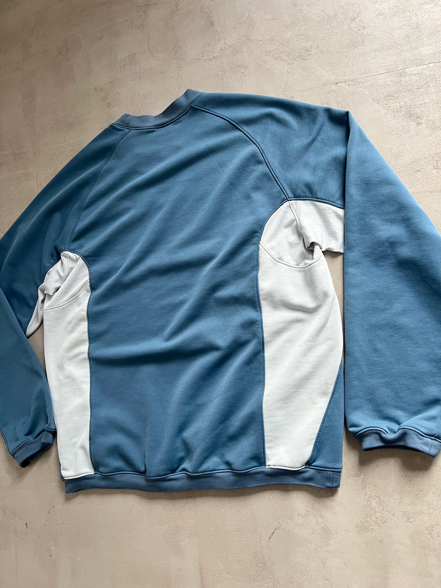 SLATE BLUE NIKE SWEATER - 2000S - L