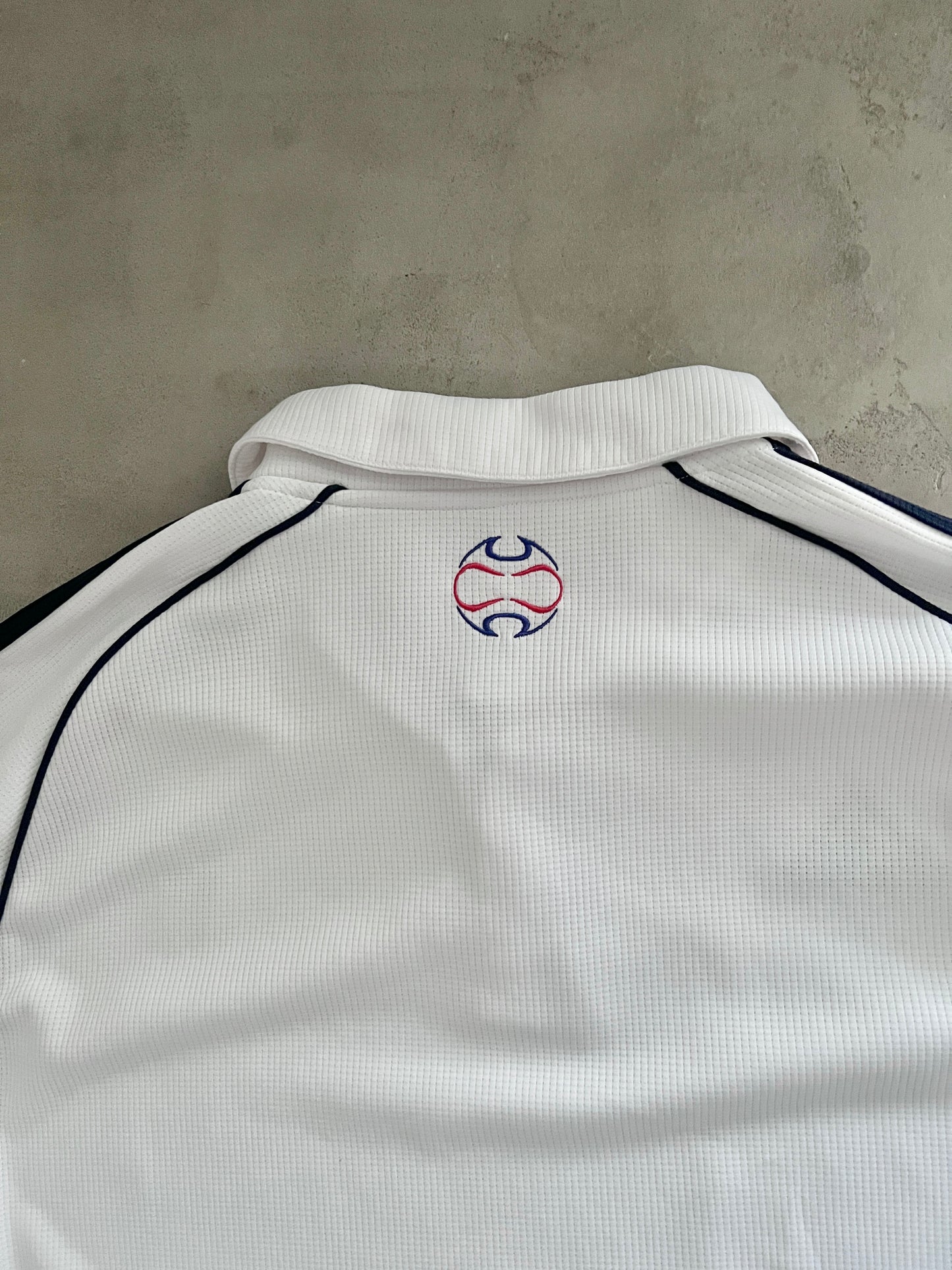 WHITE FRANCE POLO - 2000S - XL