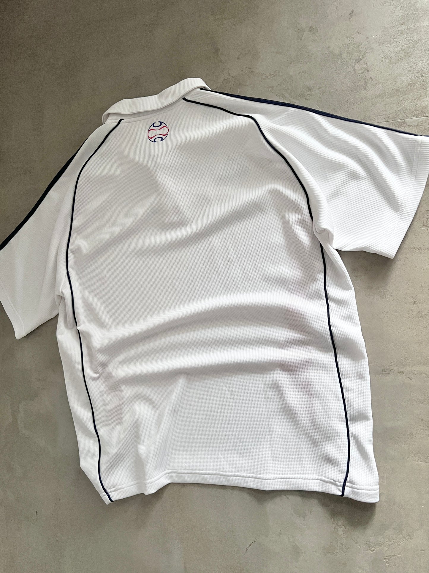 WHITE FRANCE POLO - 2000S - XL