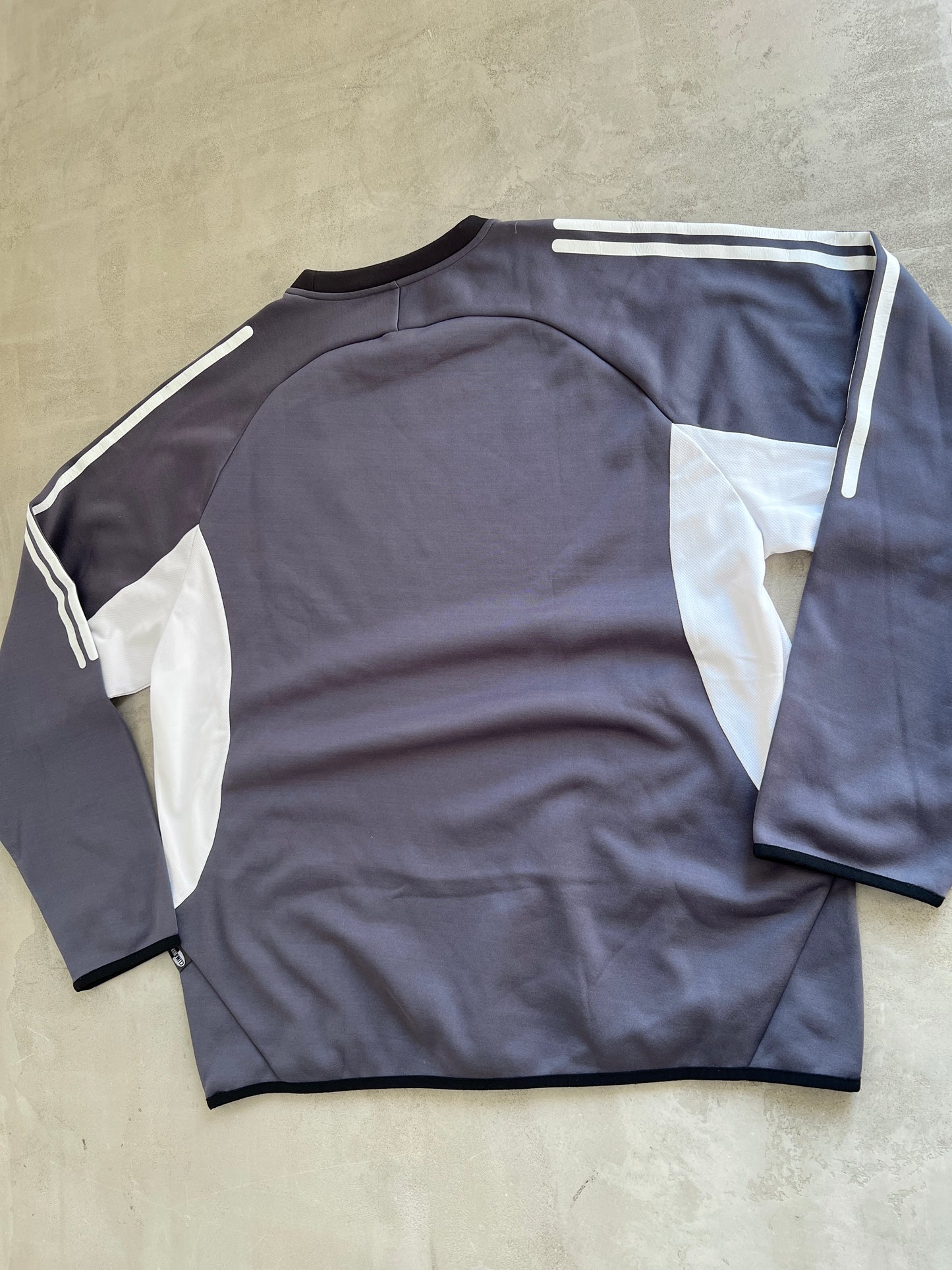 GREY GERMANY ADIDAS SWEATER - 2000S - XL