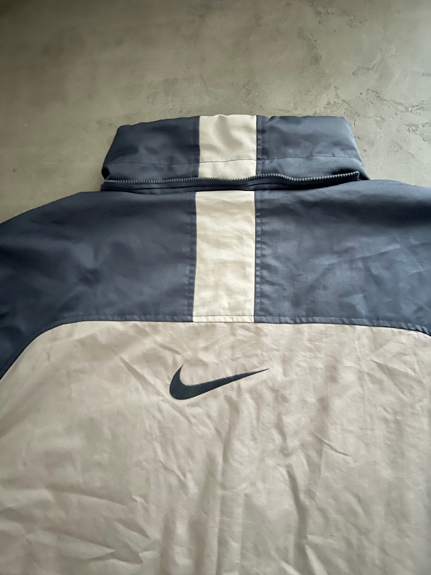 BEIGE/GREY NIKE PUFFER - 2000S - XXL/XL