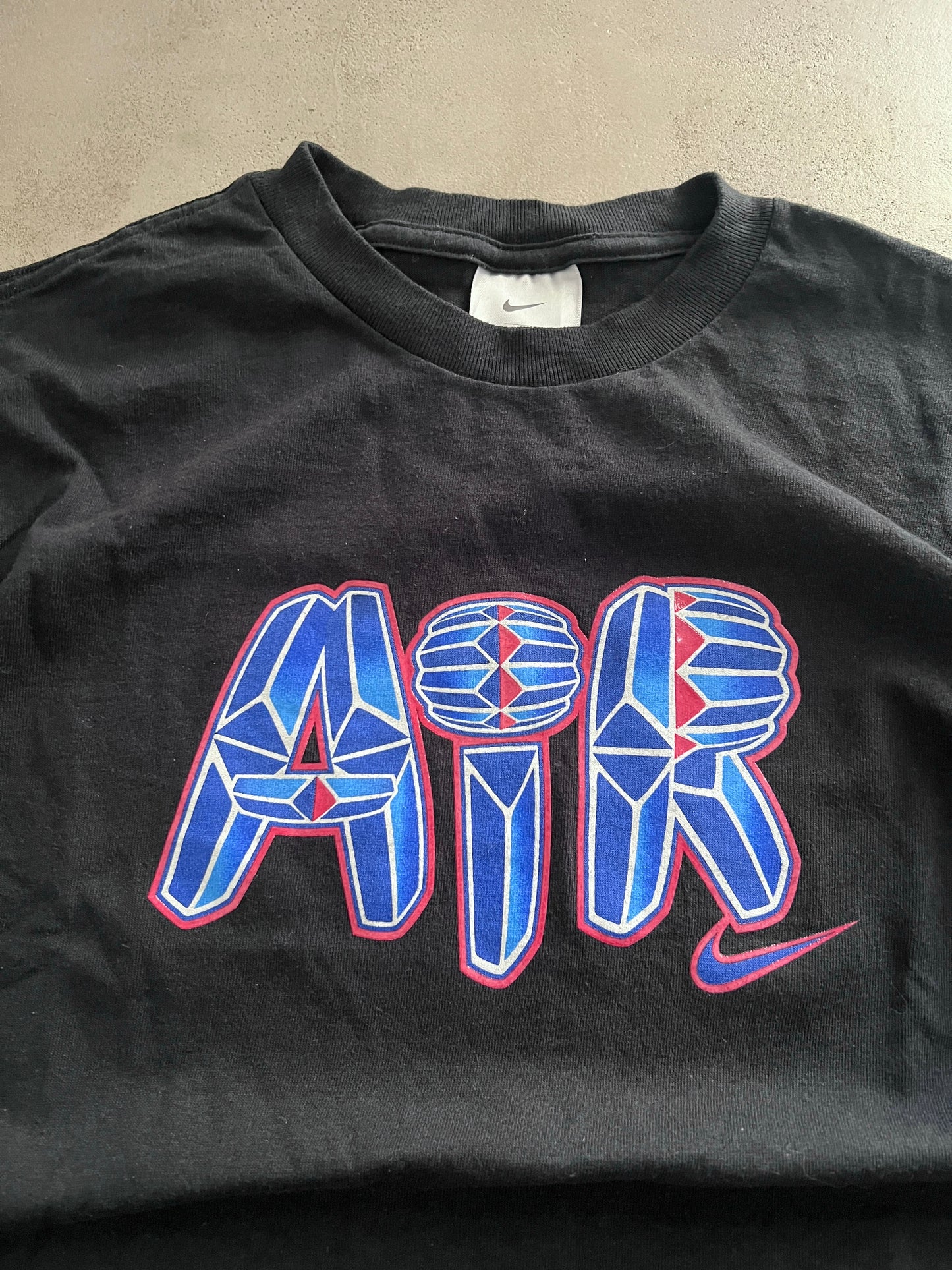 BLACK NIKE AIR LONGSLEEVE - 1990S - S