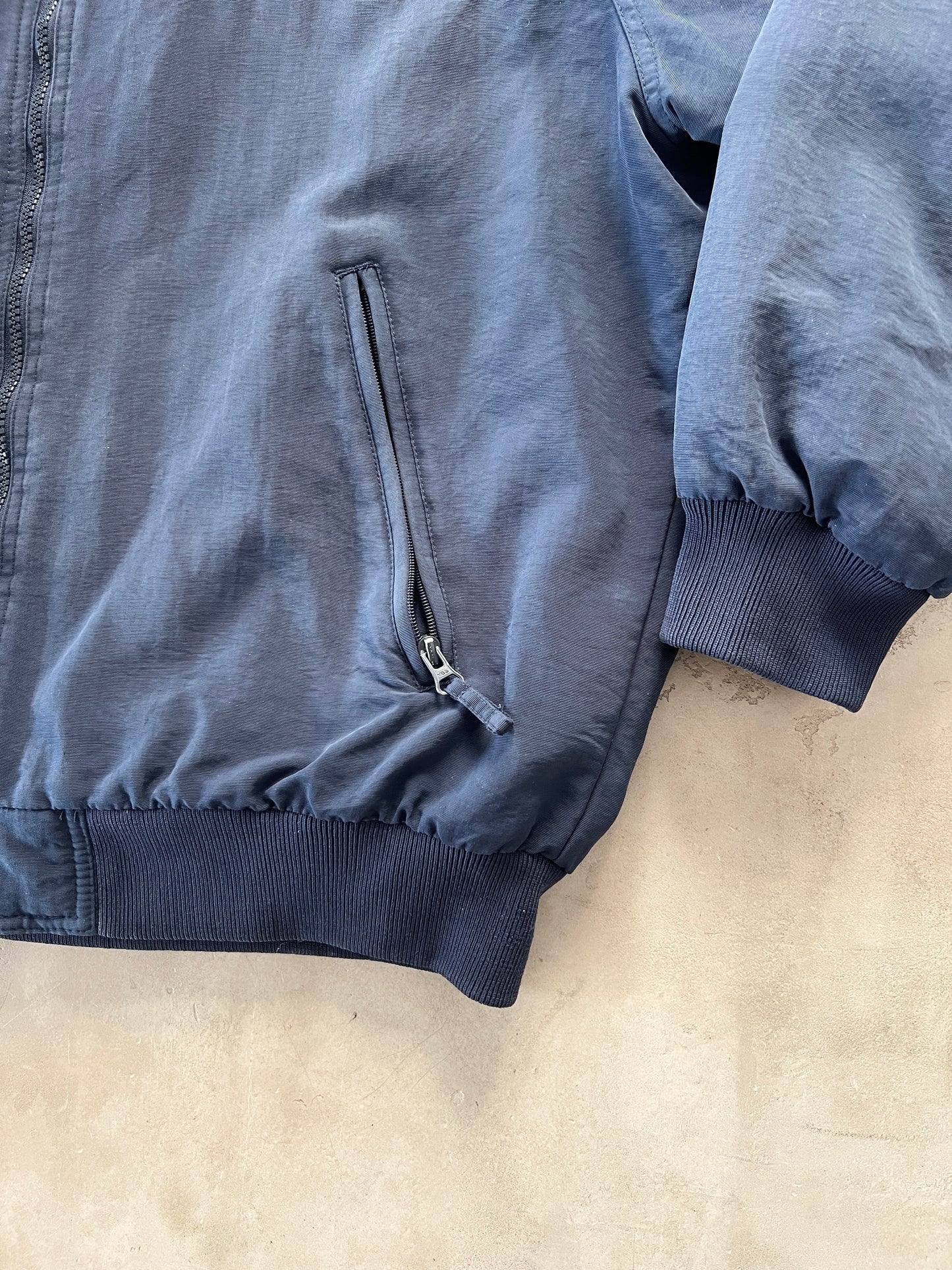 NAVY MERCEDES BENZ JACKET - 1990S - L/M