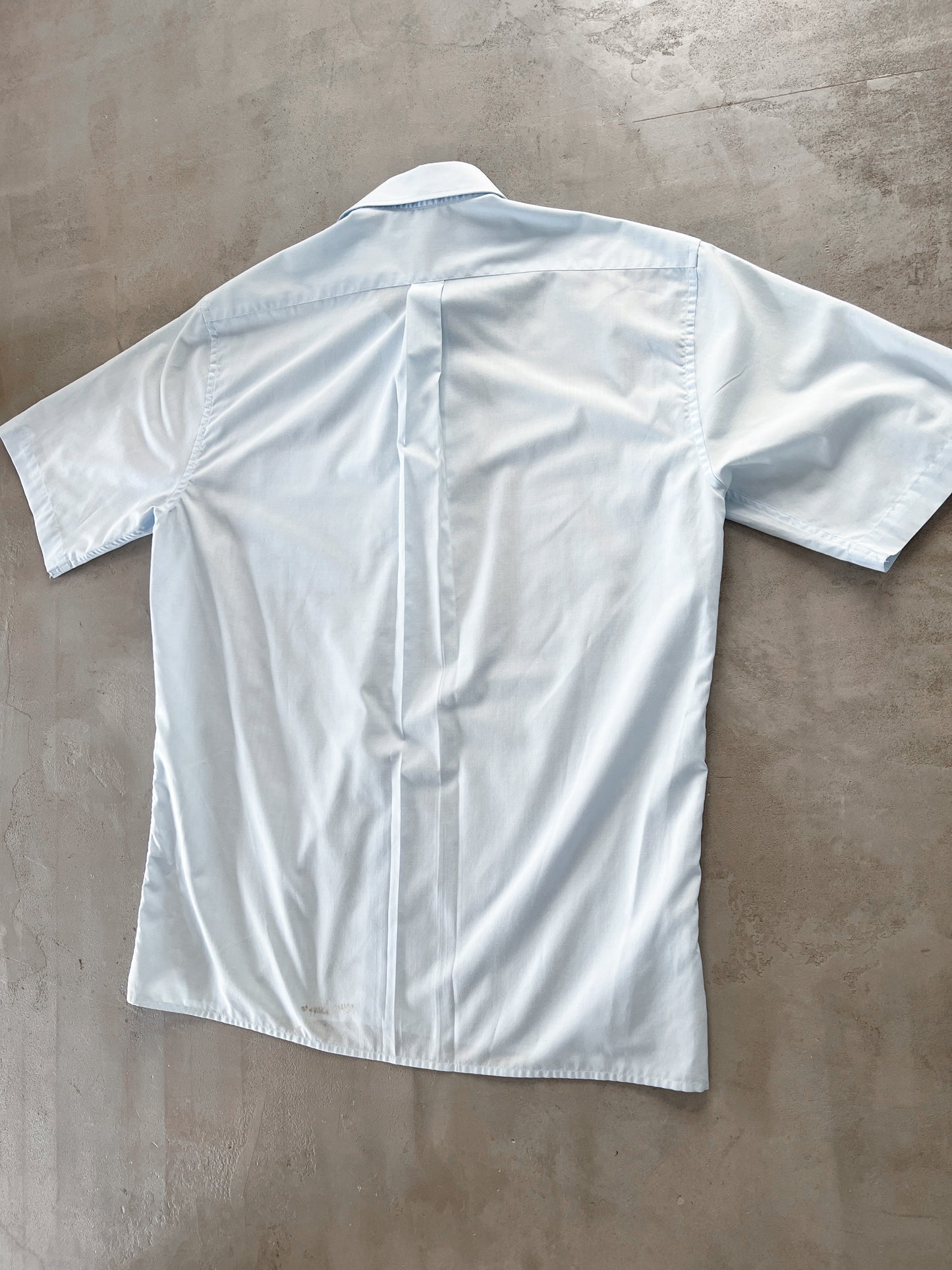 BABY BLUE YVES SAINT LAURENT SHIRT - 2000S - XL/L