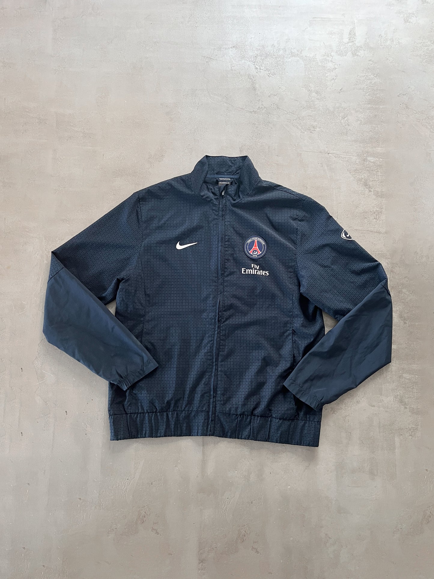 NAVY PSG NIKE TRACK JACKET - 2000S - L