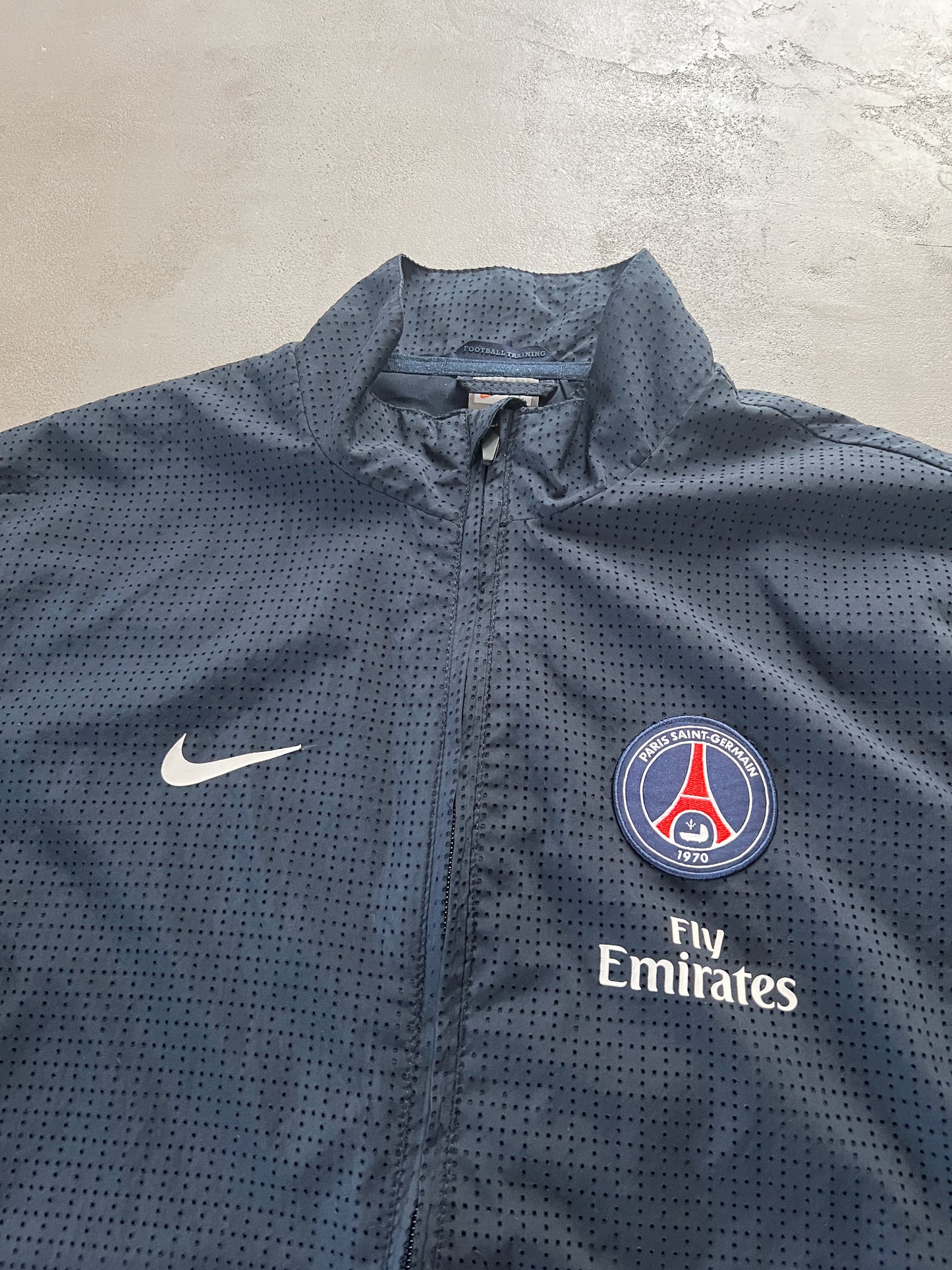 NAVY PSG NIKE TRACK JACKET - 2000S - L