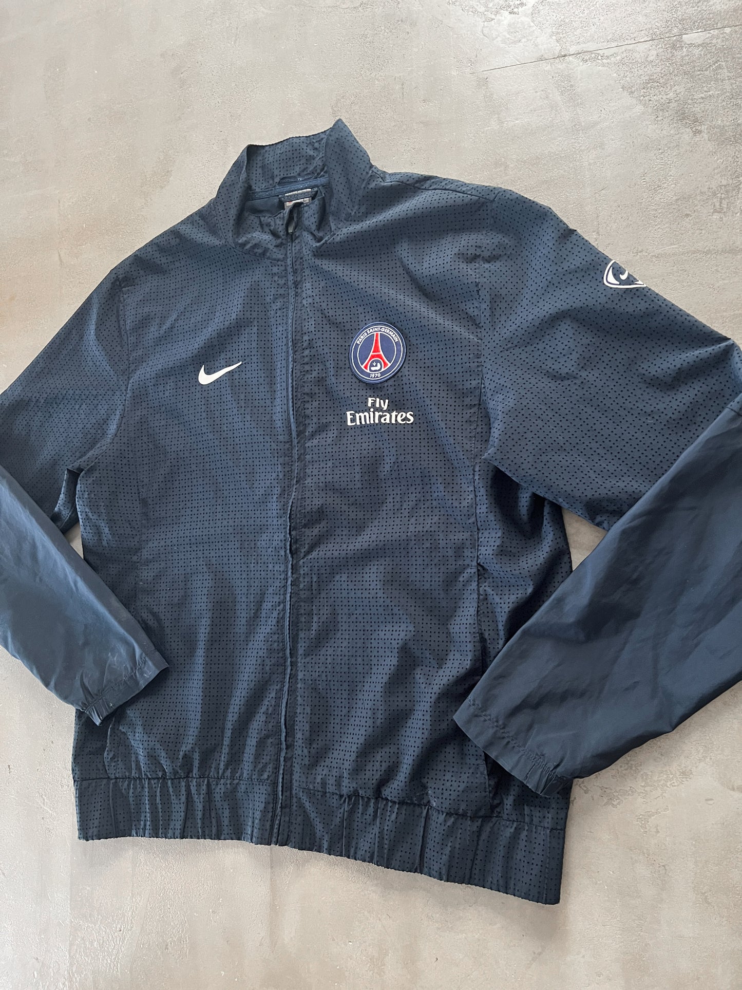 NAVY PSG NIKE TRACK JACKET - 2000S - L