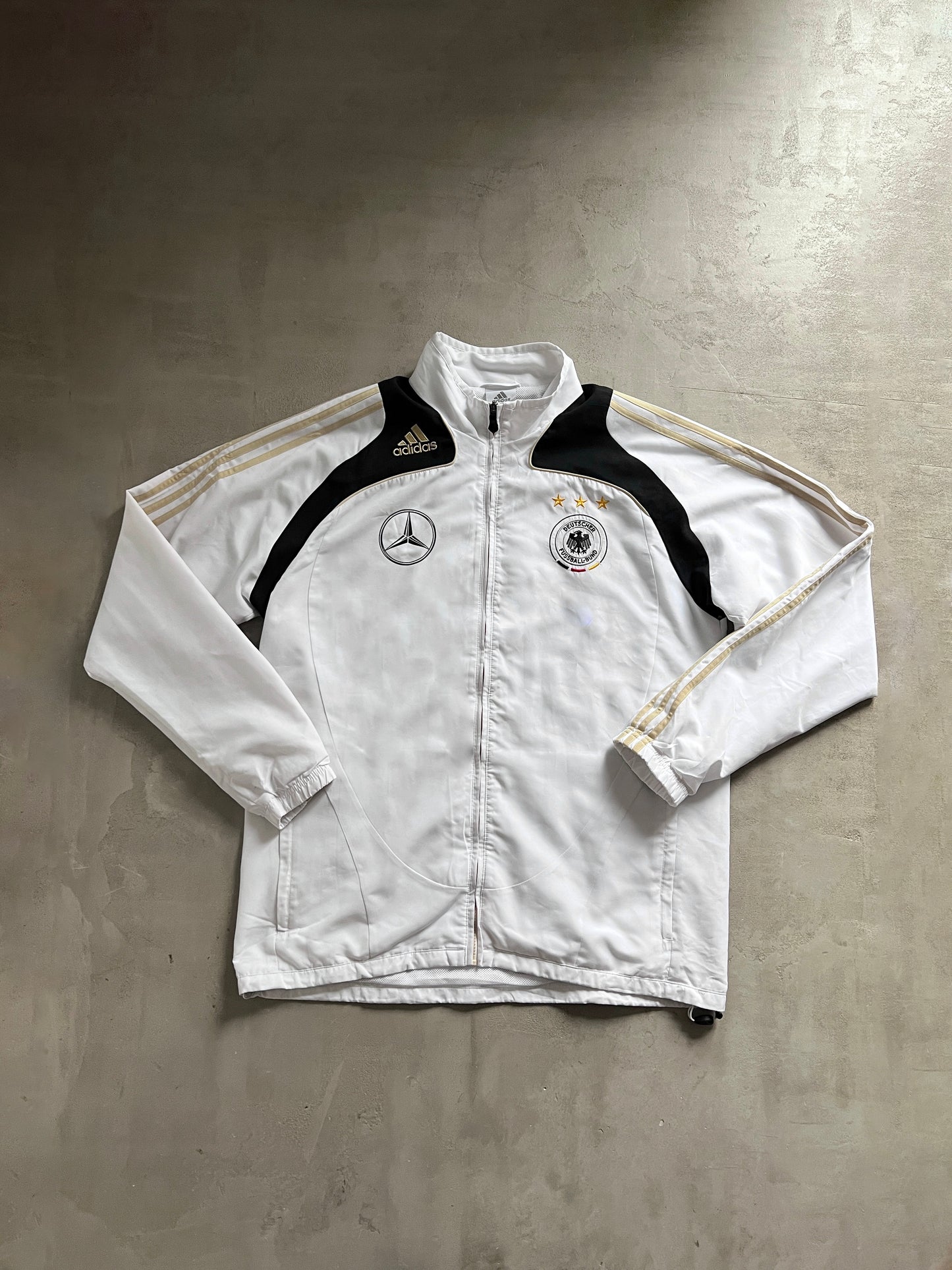 WHITE GERMANY X MERCEDES BENZ TRACK JACKET - 2000S - XL